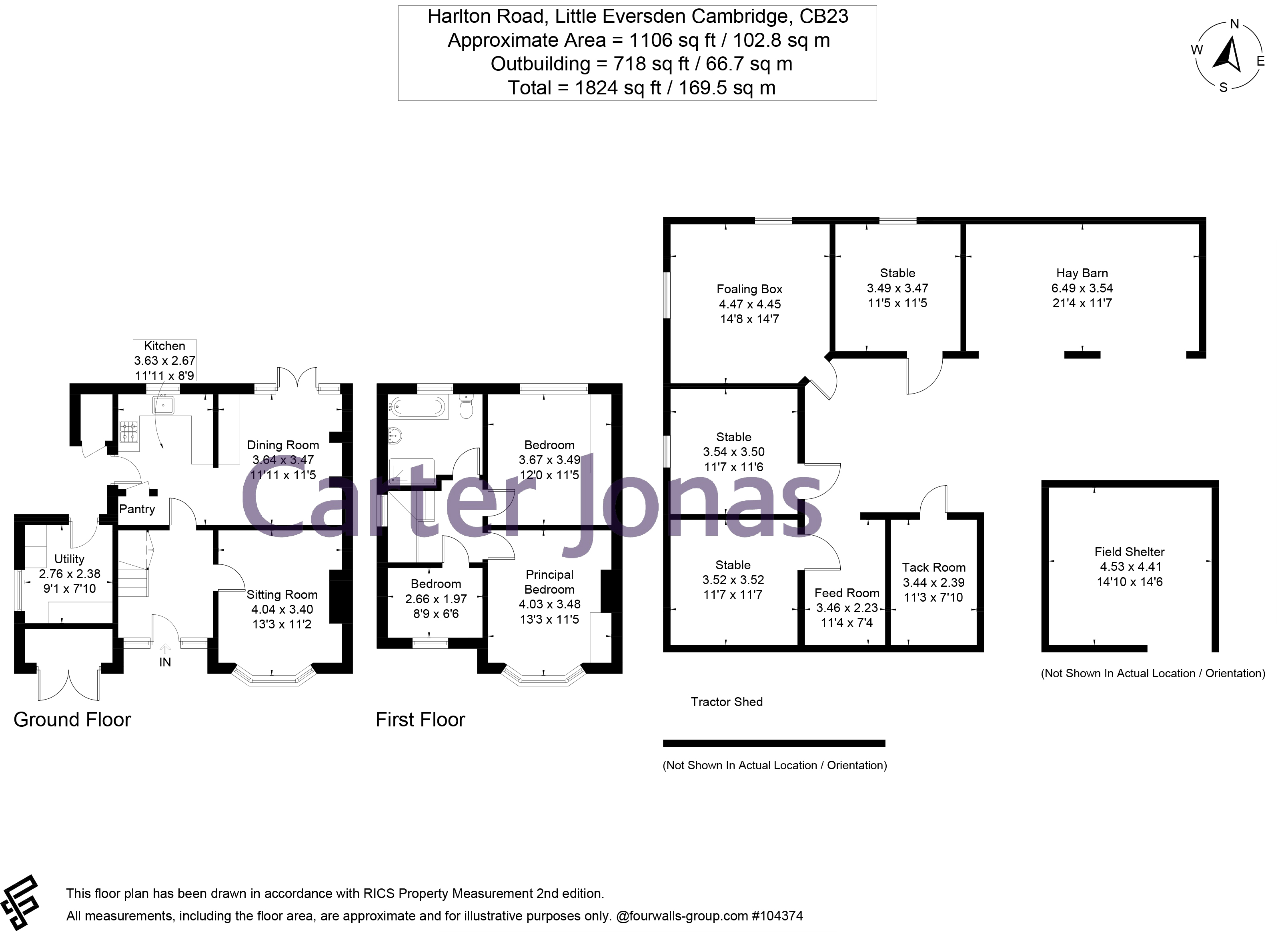 46, Harlton Road, Cambridge floorplan
