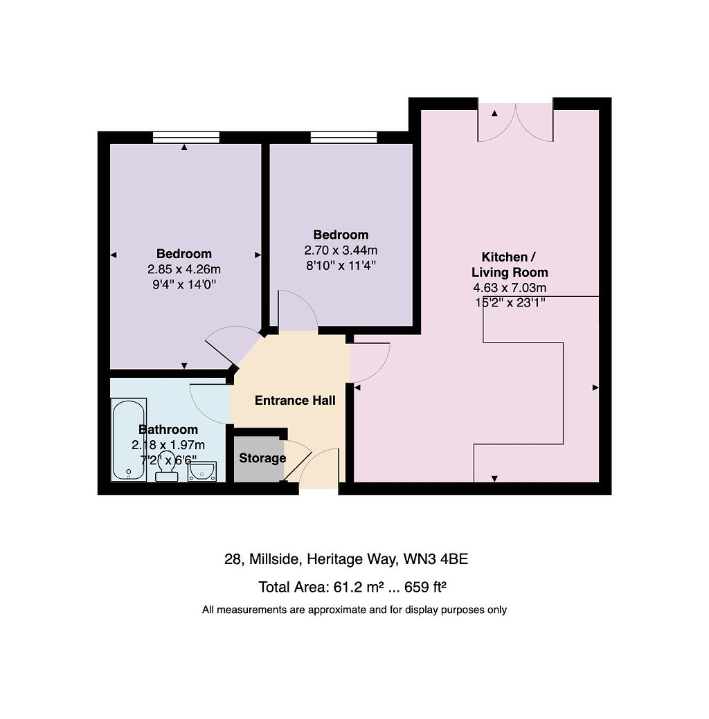 Millside, Wigan floorplan