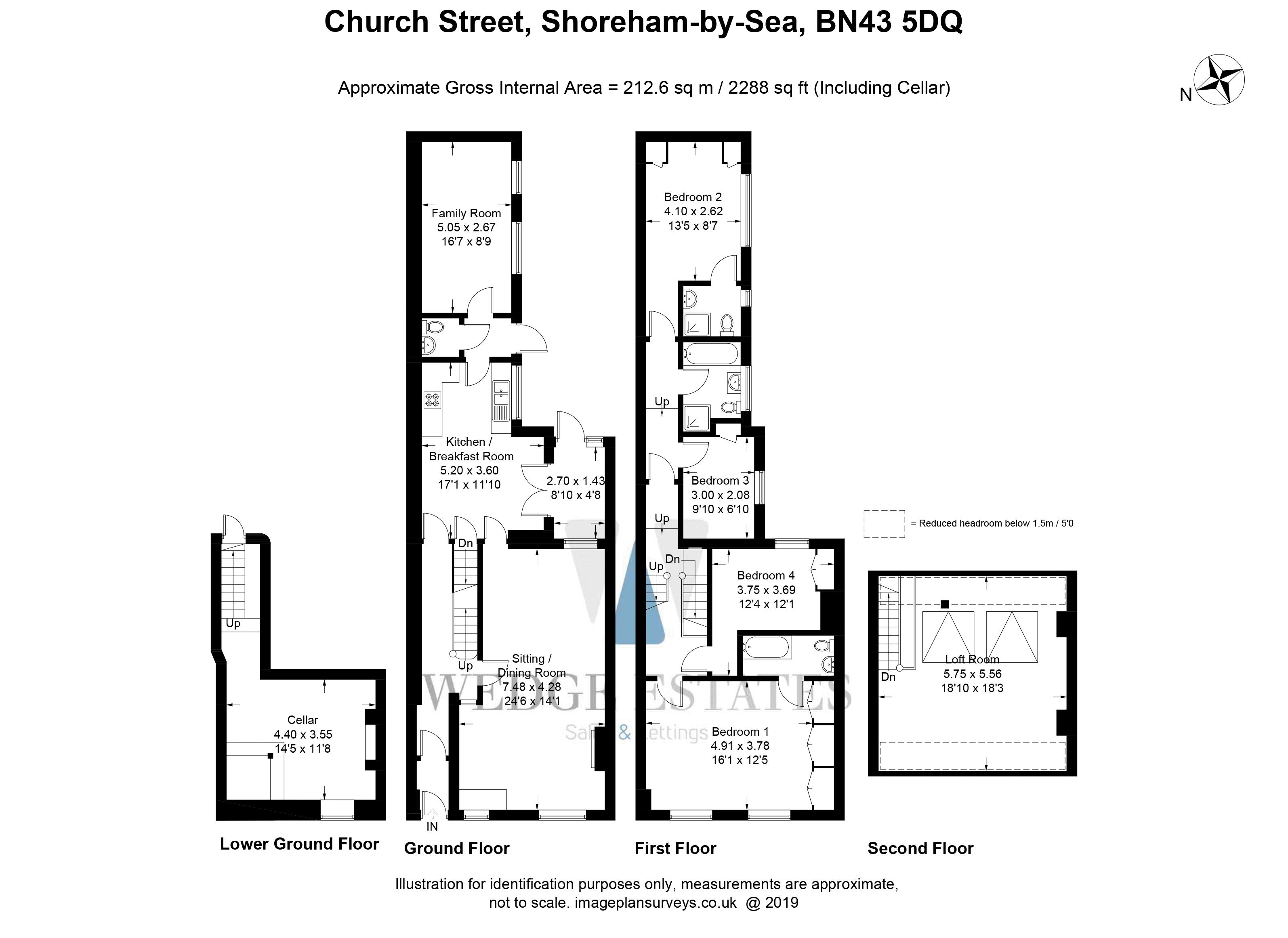 4 Bedrooms Terraced house for sale in Church Street, Shoreham-By-Sea BN43