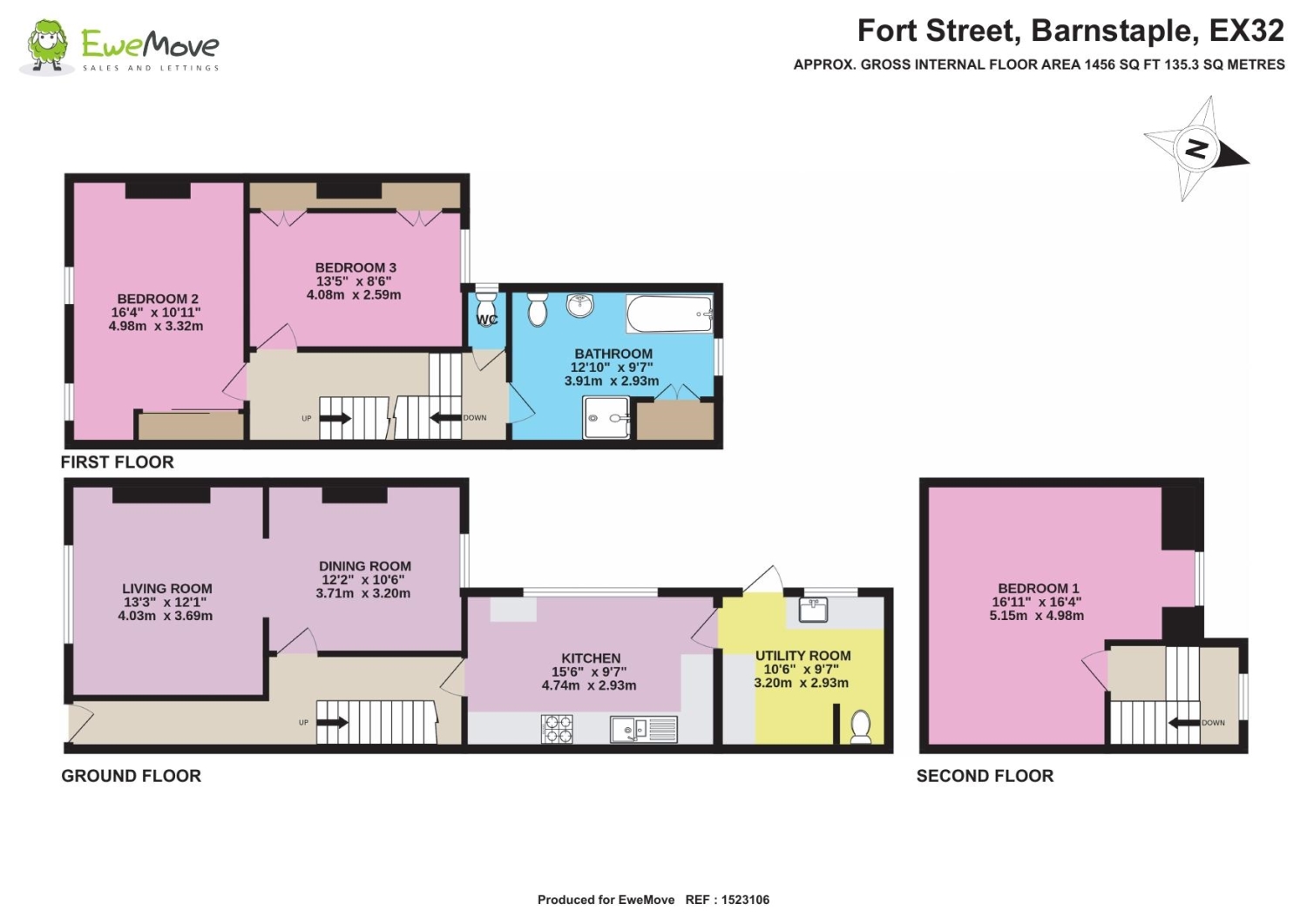 14, Fort Street, Barnstaple floorplan