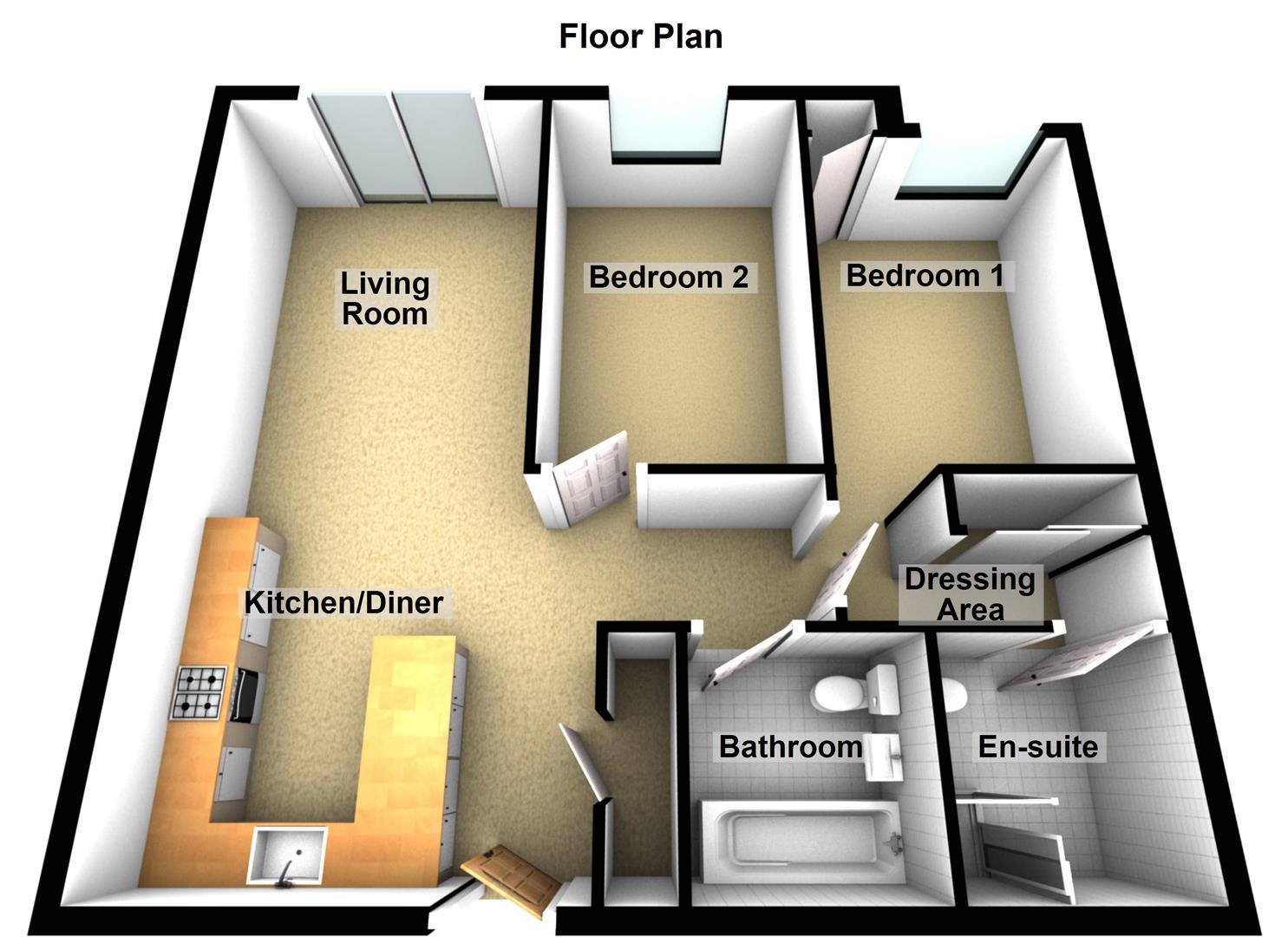 106 Clarkson House, Fletton Quays, Peterborough floorplan