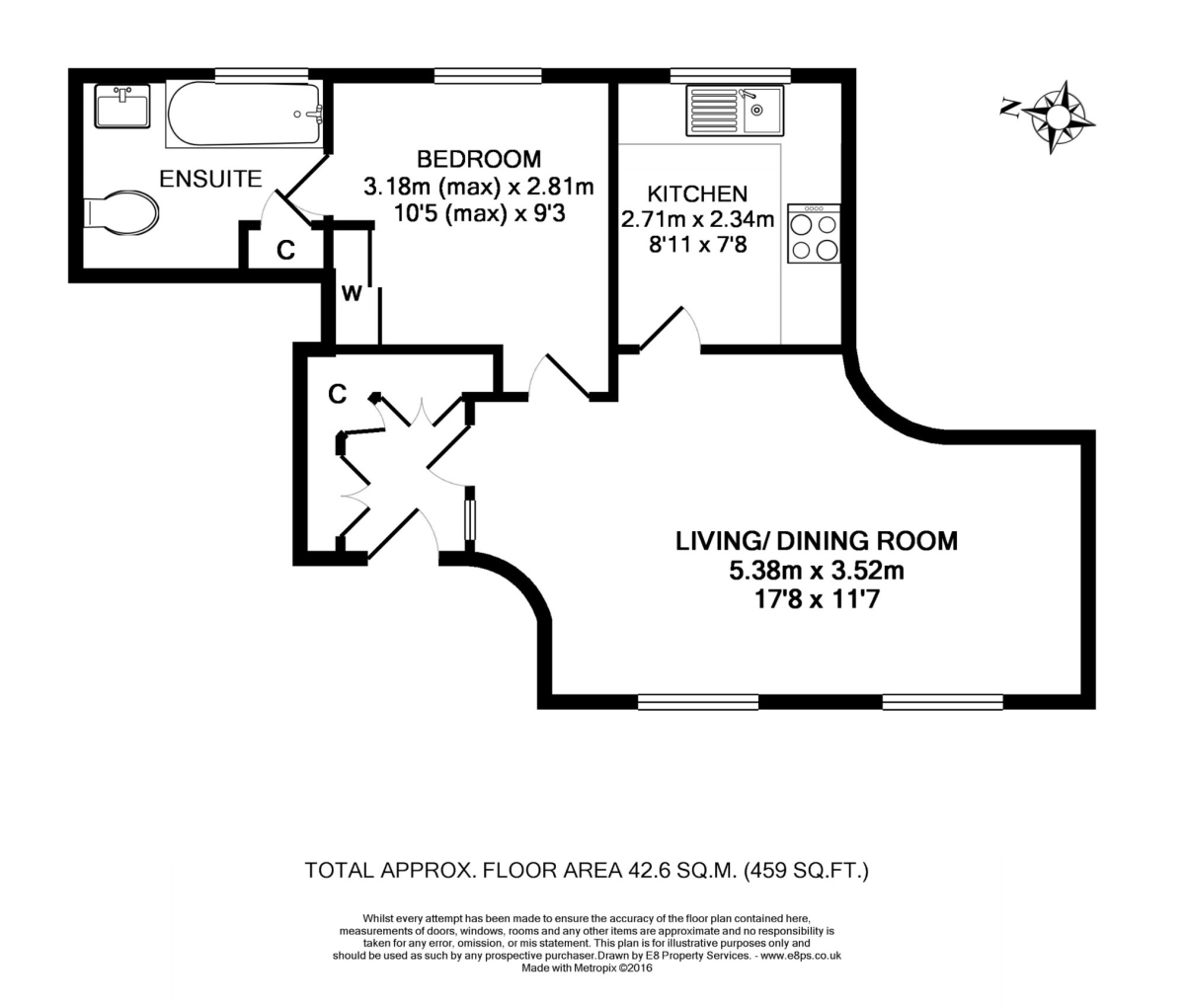 12 St. Helens Mill, St. Helens Wharf, Abingdon floorplan