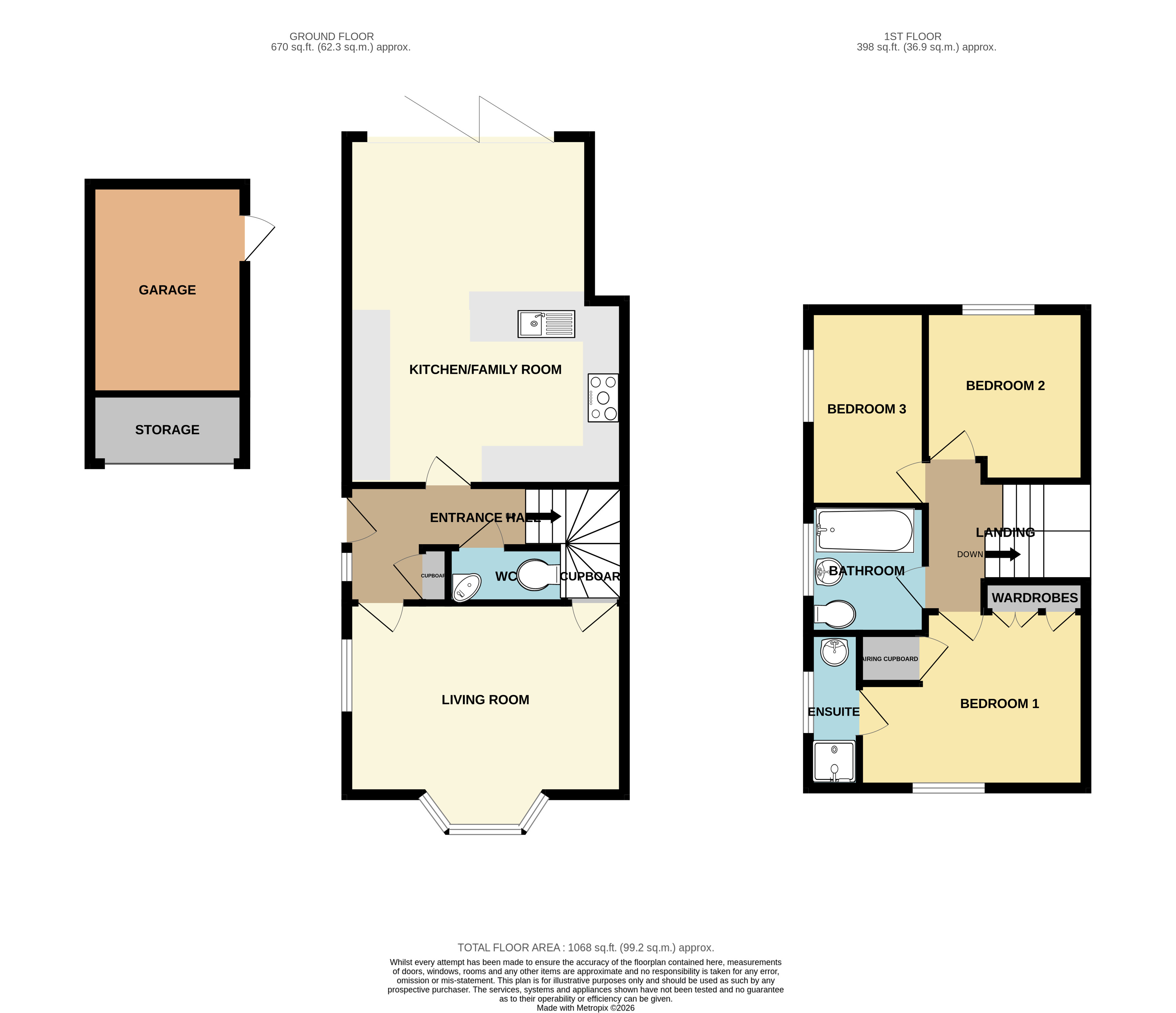 101, Tortoiseshell Way, Essex floorplan