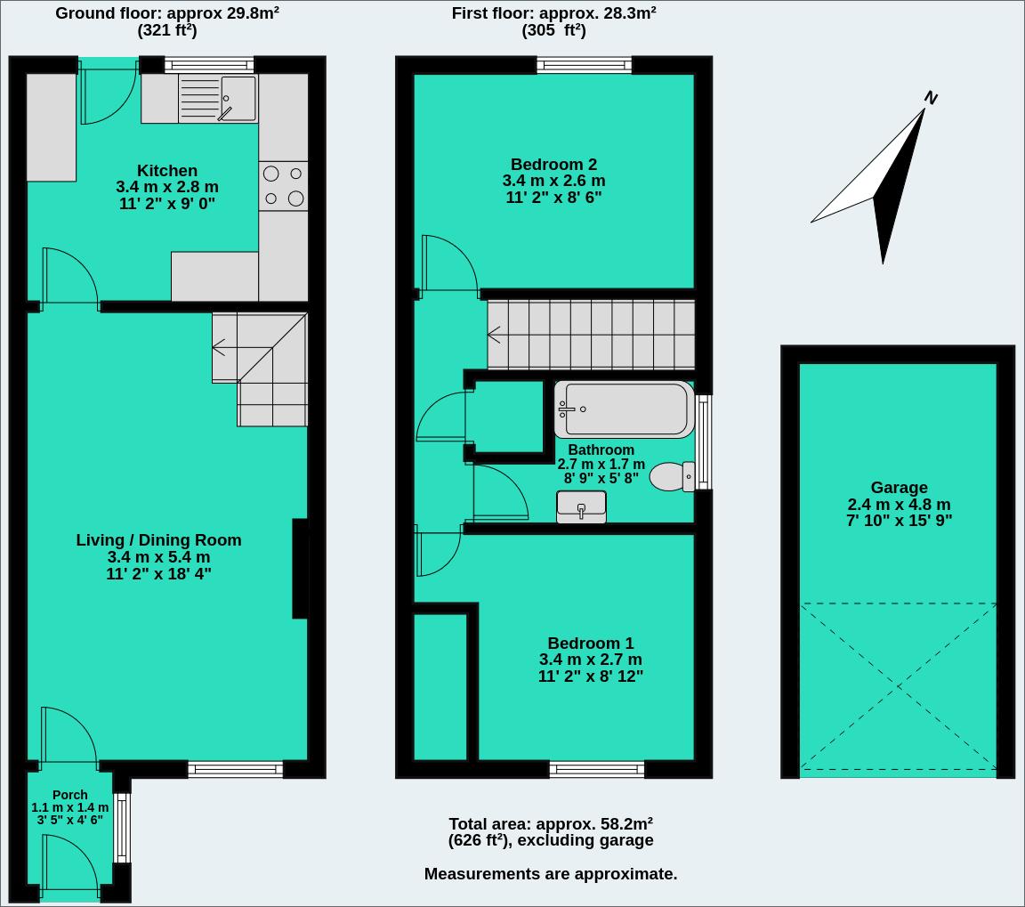 68, Hopkins Close, Cambridge floorplan