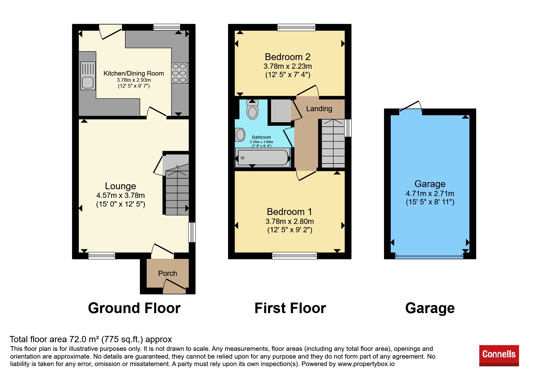 5, Quarry Close, Bridport floorplan