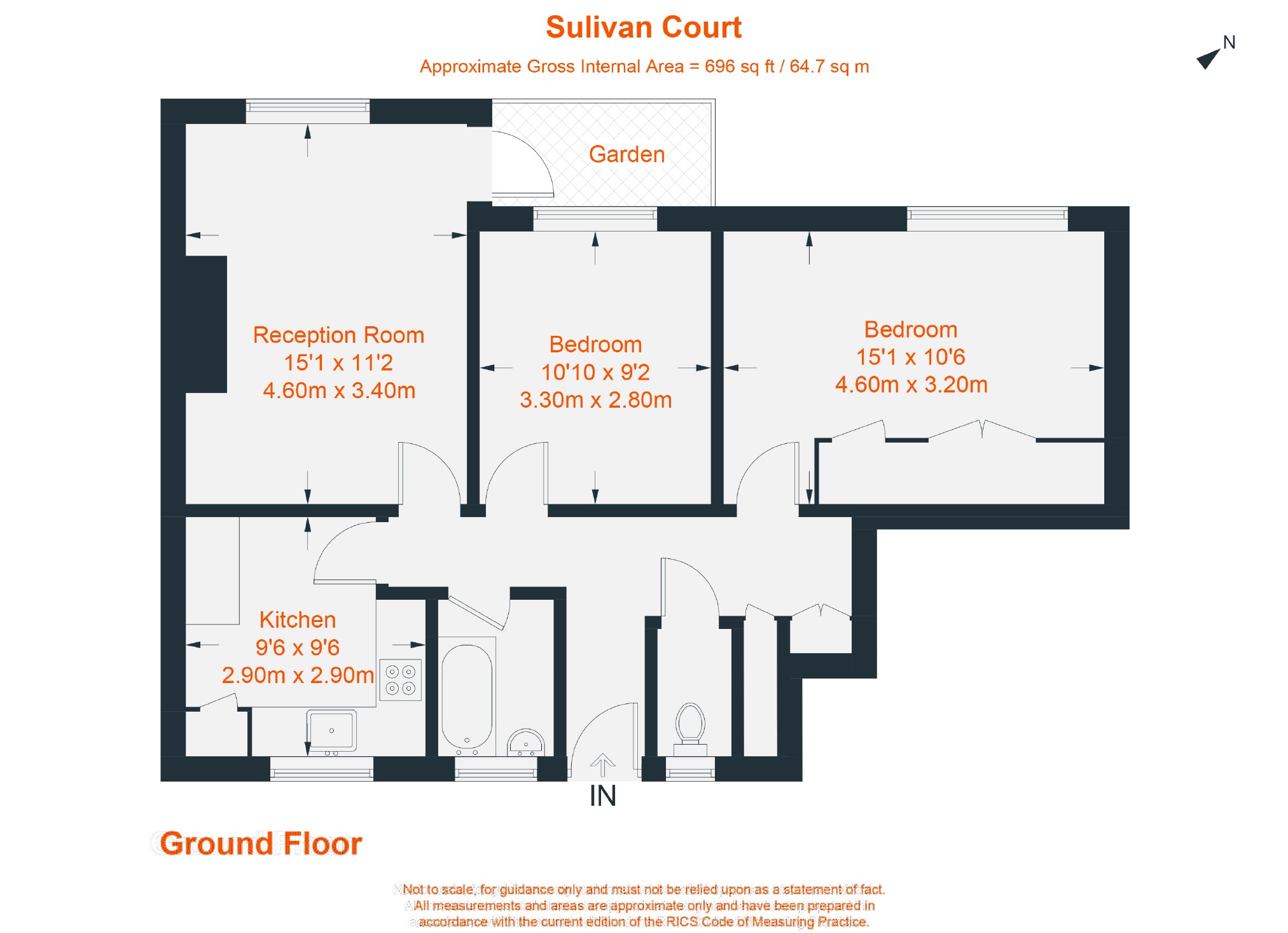 2 Bedrooms Flat to rent in Sulivan Court, Fulham, London SW6