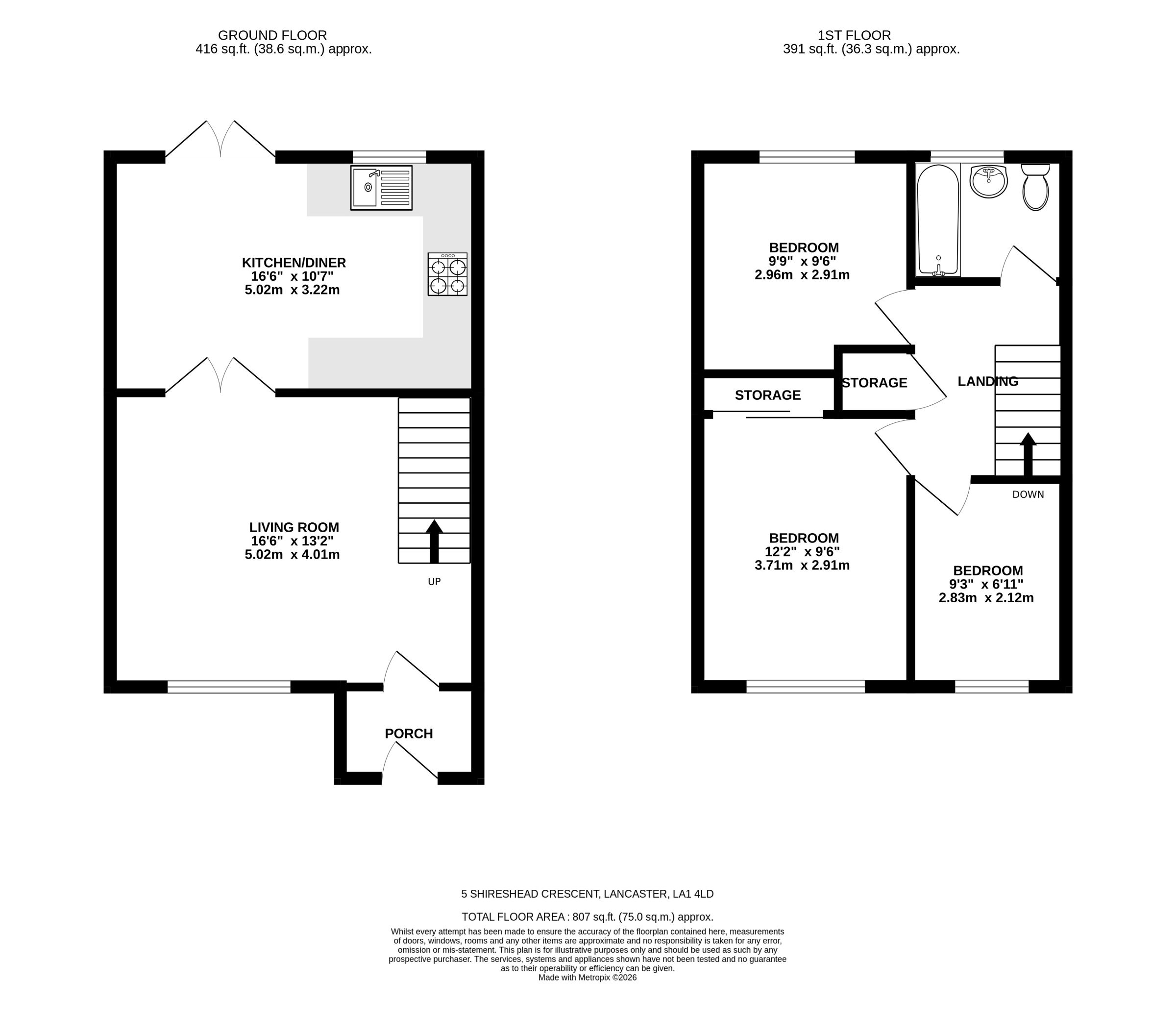 5, Shireshead Crescent, Lancaster floorplan