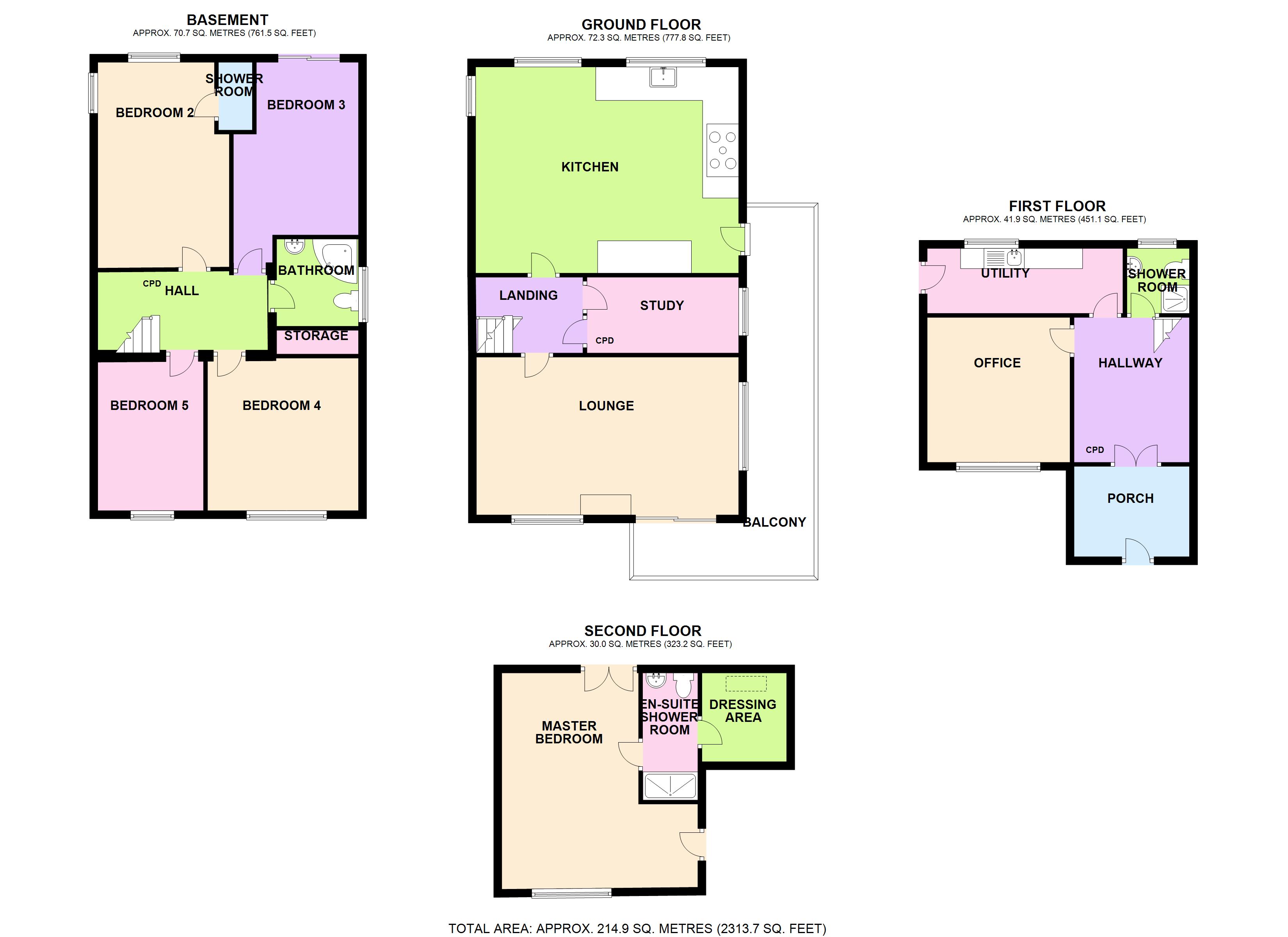 5 Bedrooms Detached house for sale in Park Crescent, Cuddington, Northwich, Cheshire CW8