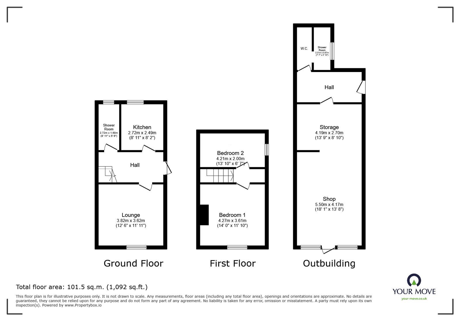 13, Nottingham Road, Derbyshire floorplan