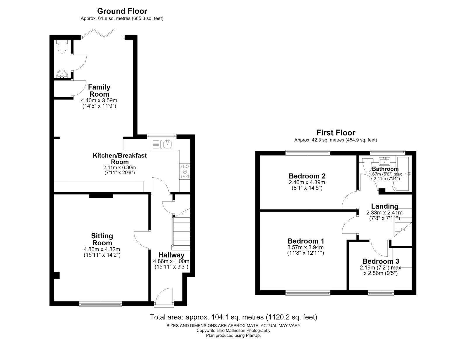 1, Linkway, Salisbury floorplan
