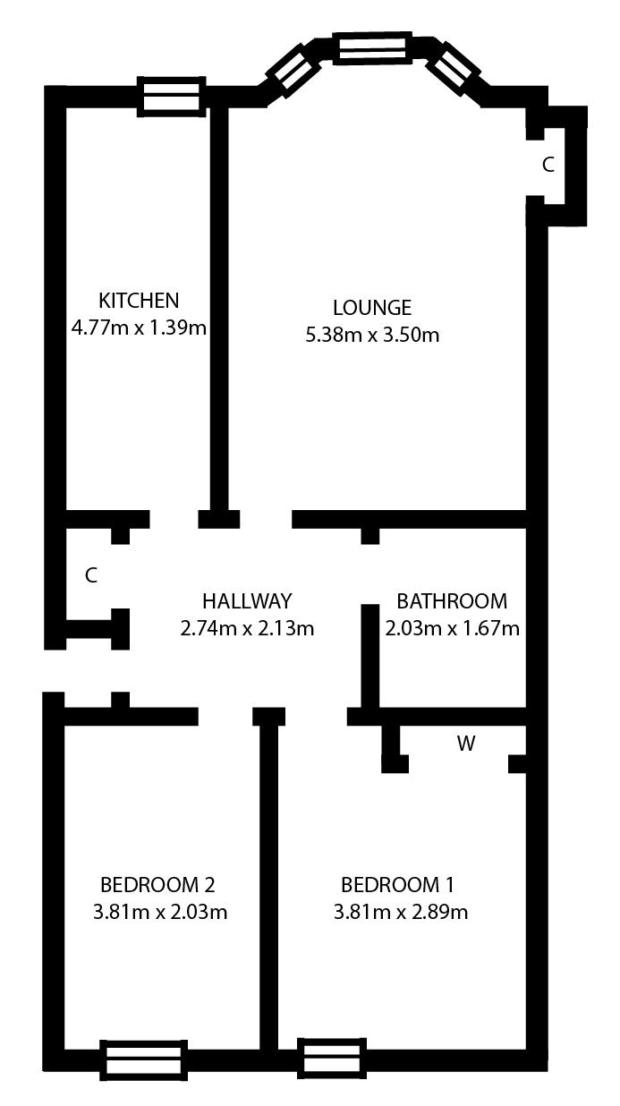 2 Bedrooms Flat for sale in G/1, 6 Lawrence Street, Dowanhill, Glasgow G11