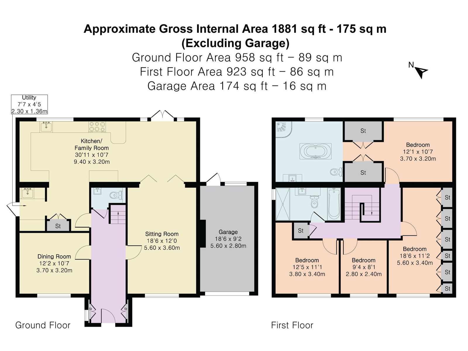 5, Beech Close, Effingham floorplan