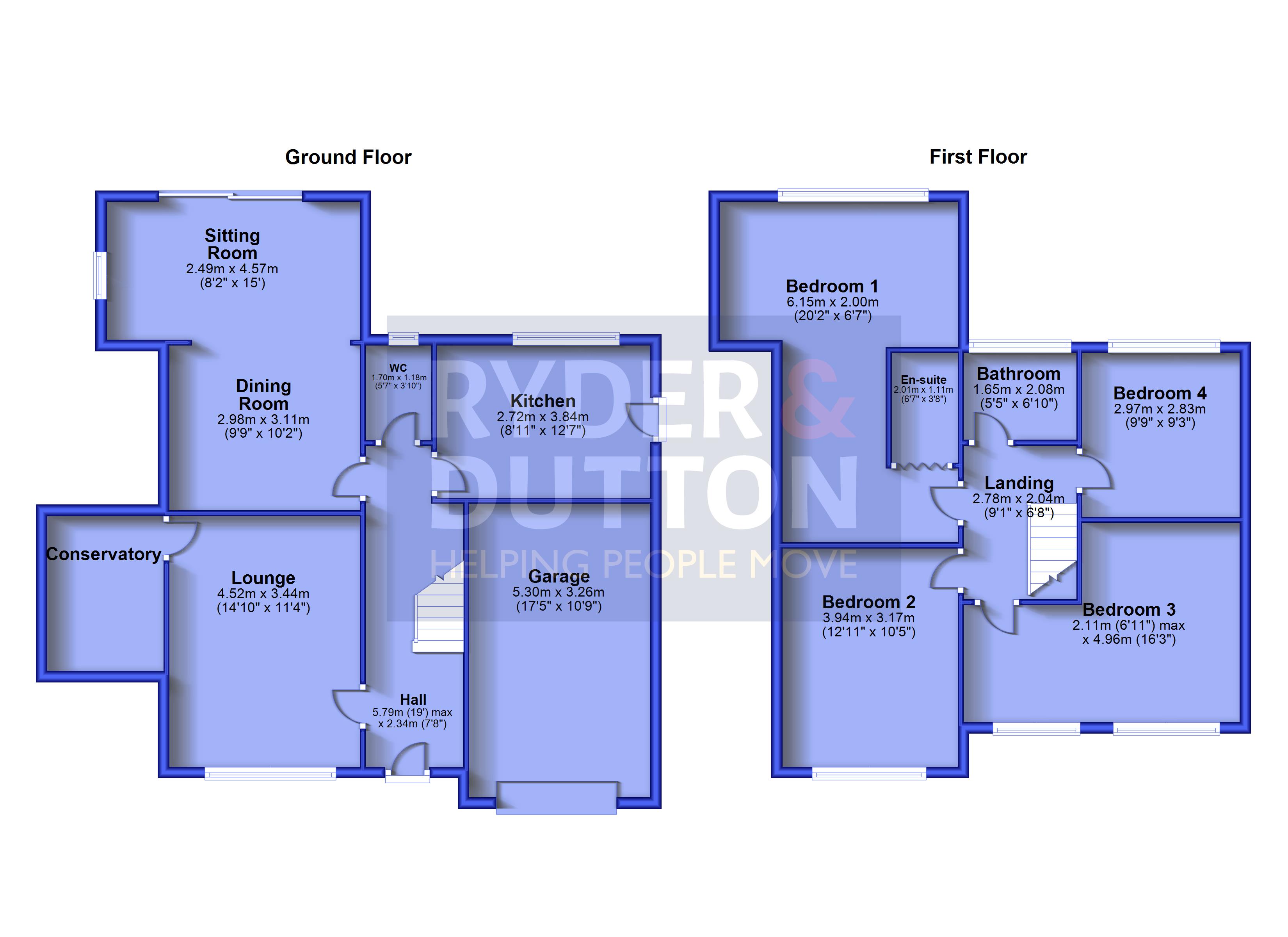 52, Lawnswood, Rochdale floorplan