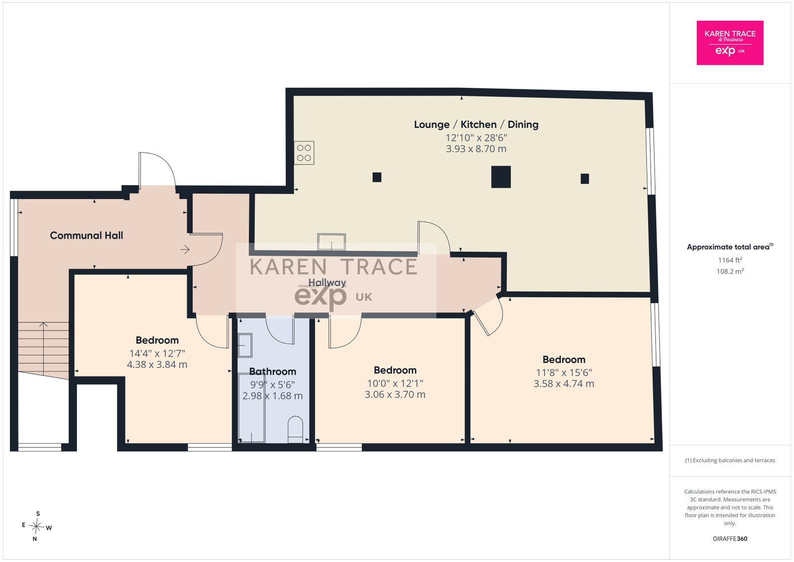 The Old Market House,Apartment 1, Fore Street, Par floorplan