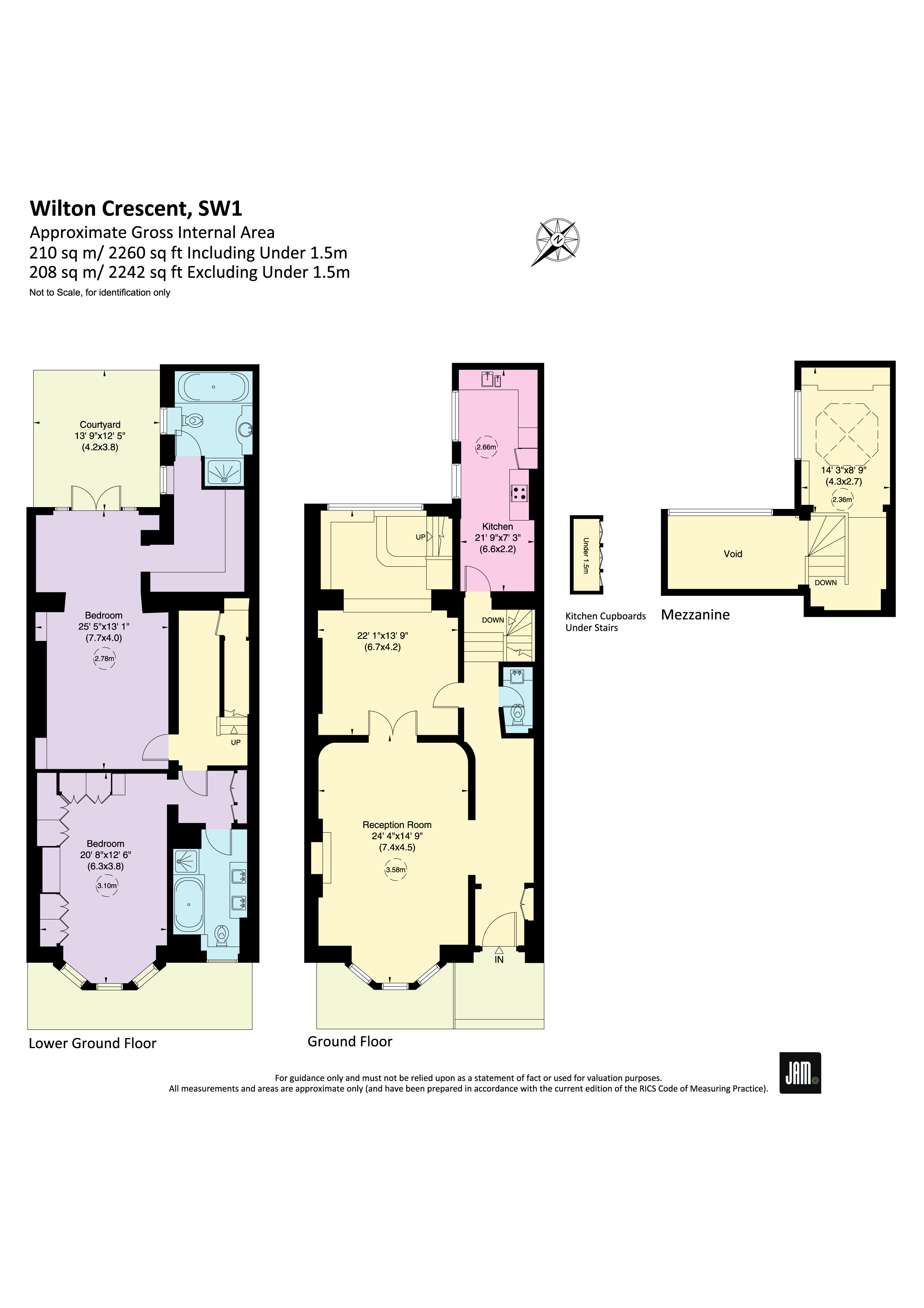 Wilton Crescent, London floorplan