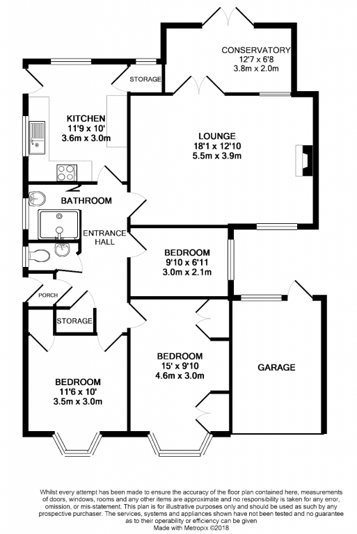 3 Bedrooms Detached bungalow for sale in Cranmore Close, Aldershot GU11