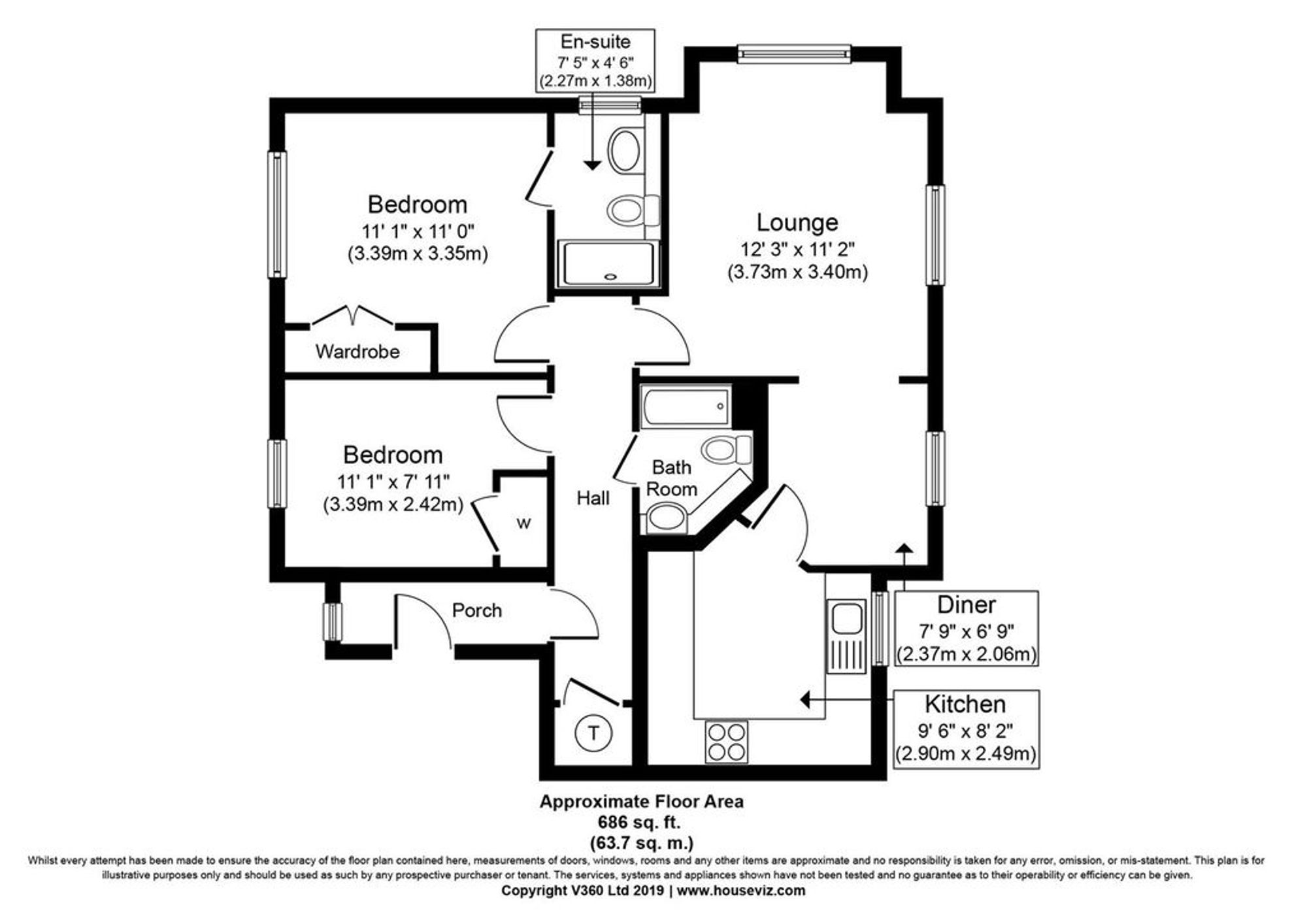 3 Trinity House Shepherds Spring Lane, Andover floorplan