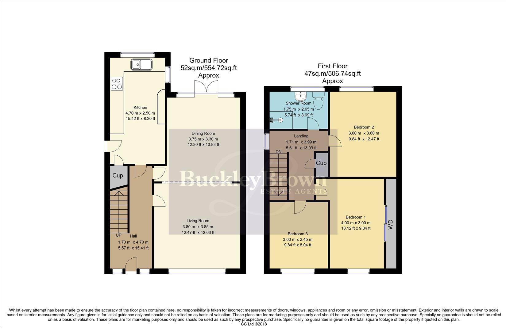 11, Hillfield Gardens, Nottingham floorplan