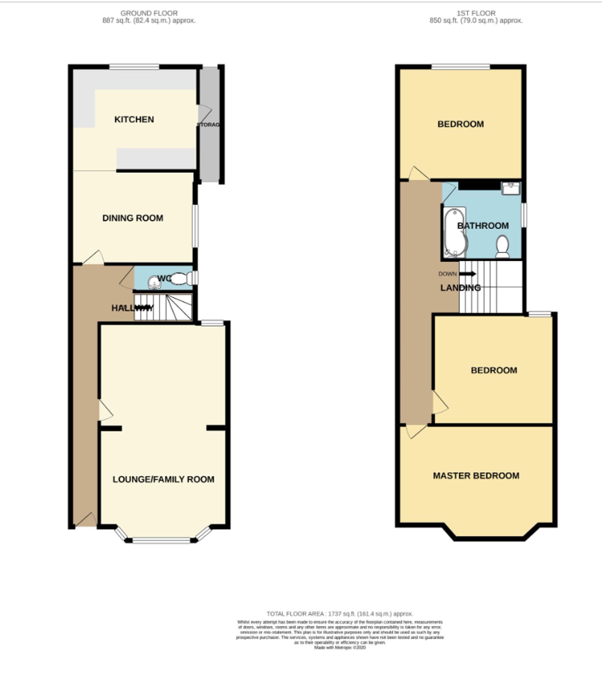 103 Malmesbury Road, Southampton floorplan