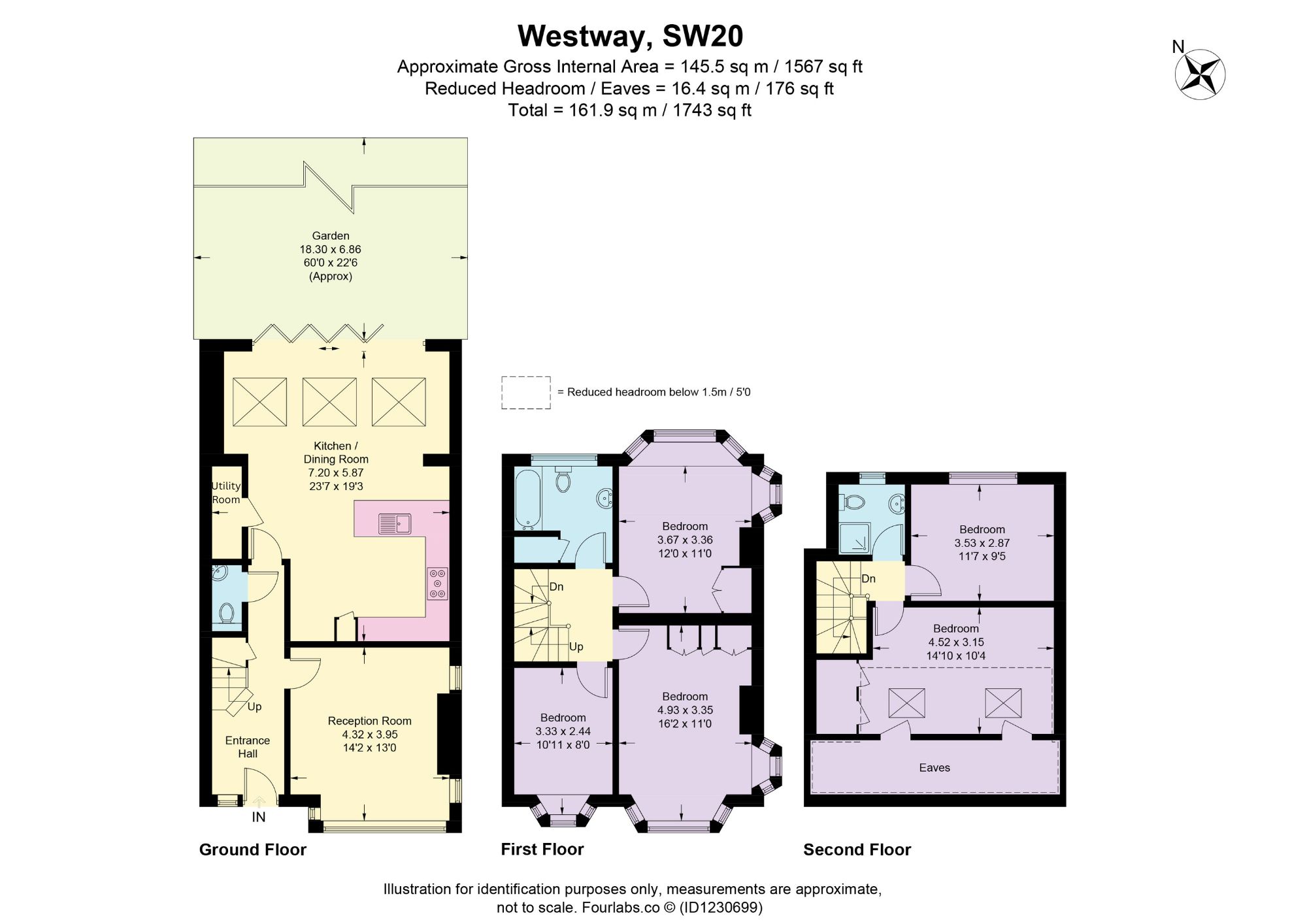 Westway, London, SW20 floorplan