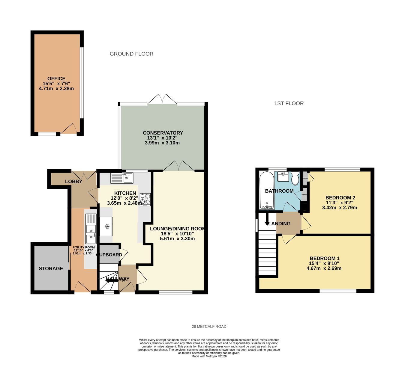 Metcalf Road, Ashford floorplan