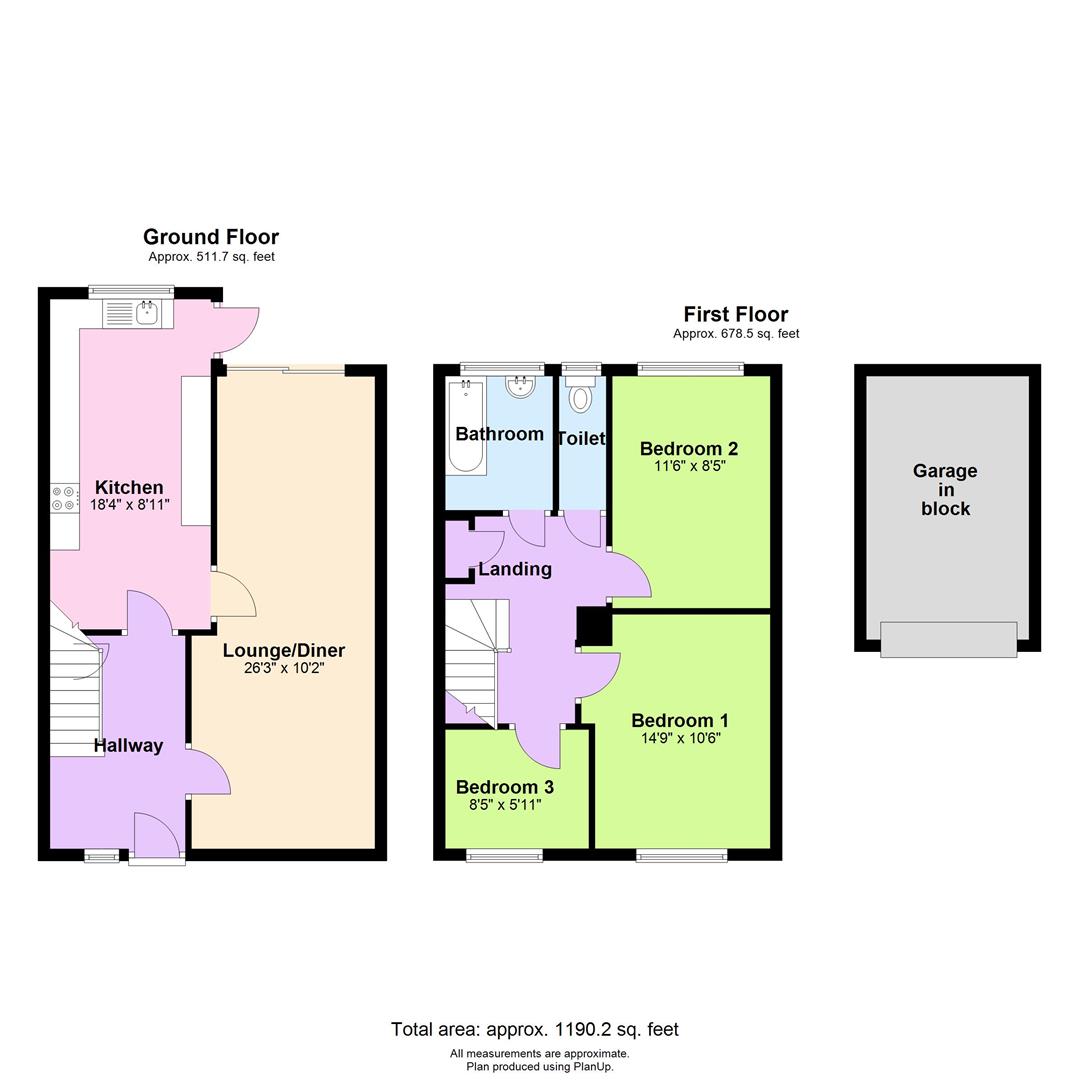 42, Longbridge Close, Tring floorplan