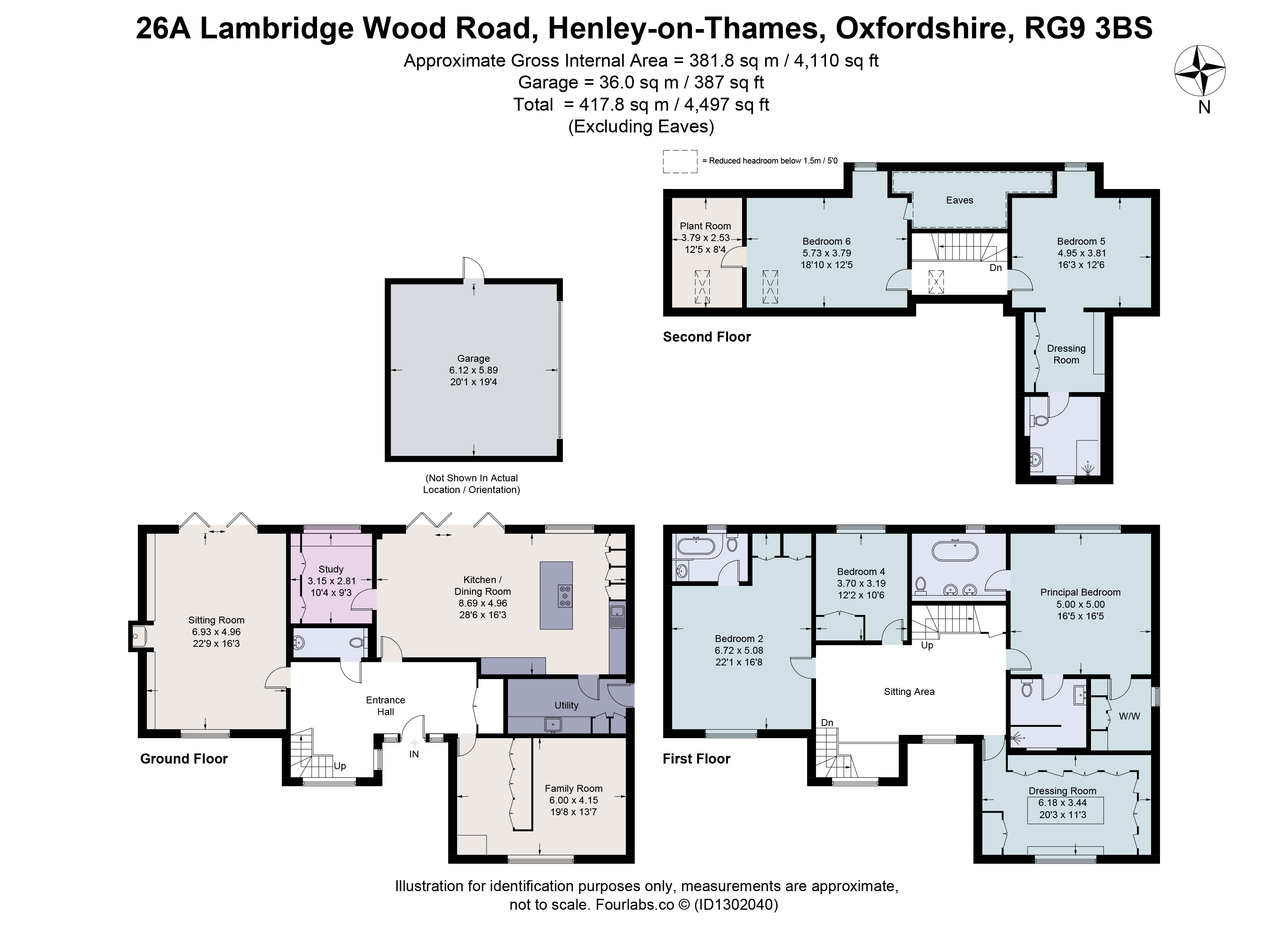 Thornbury, 26A, Lambridge Wood Road, Oxfordshire floorplan