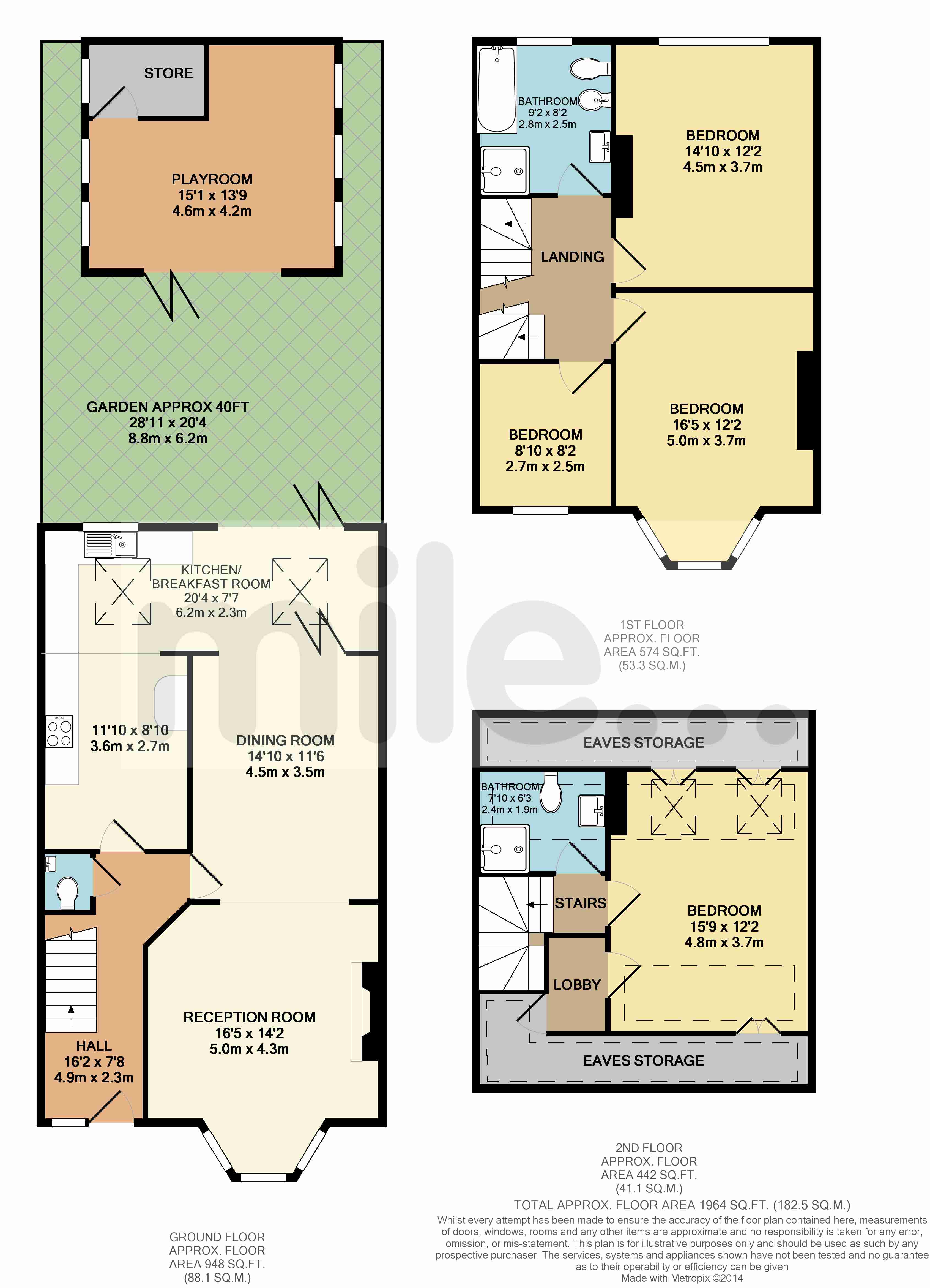 4 Bedrooms Terraced house to rent in Herbert Gardens, London NW10