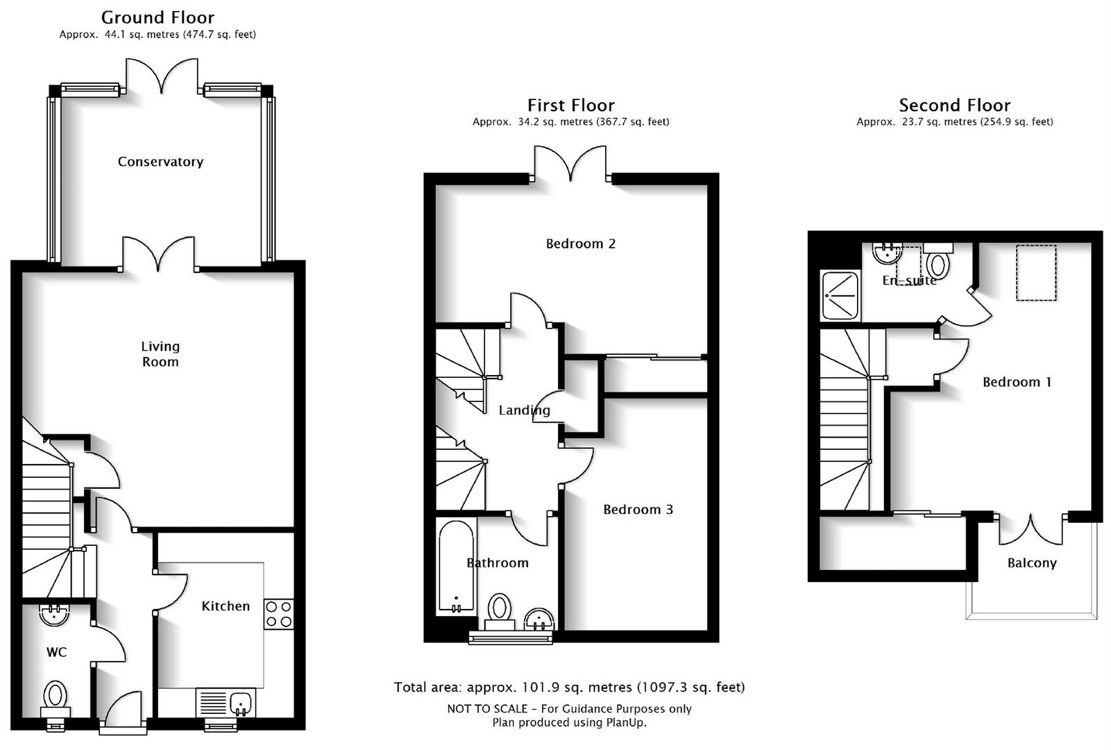 3 Bedrooms Terraced house for sale in Neath Farm Court, Cambridge CB1