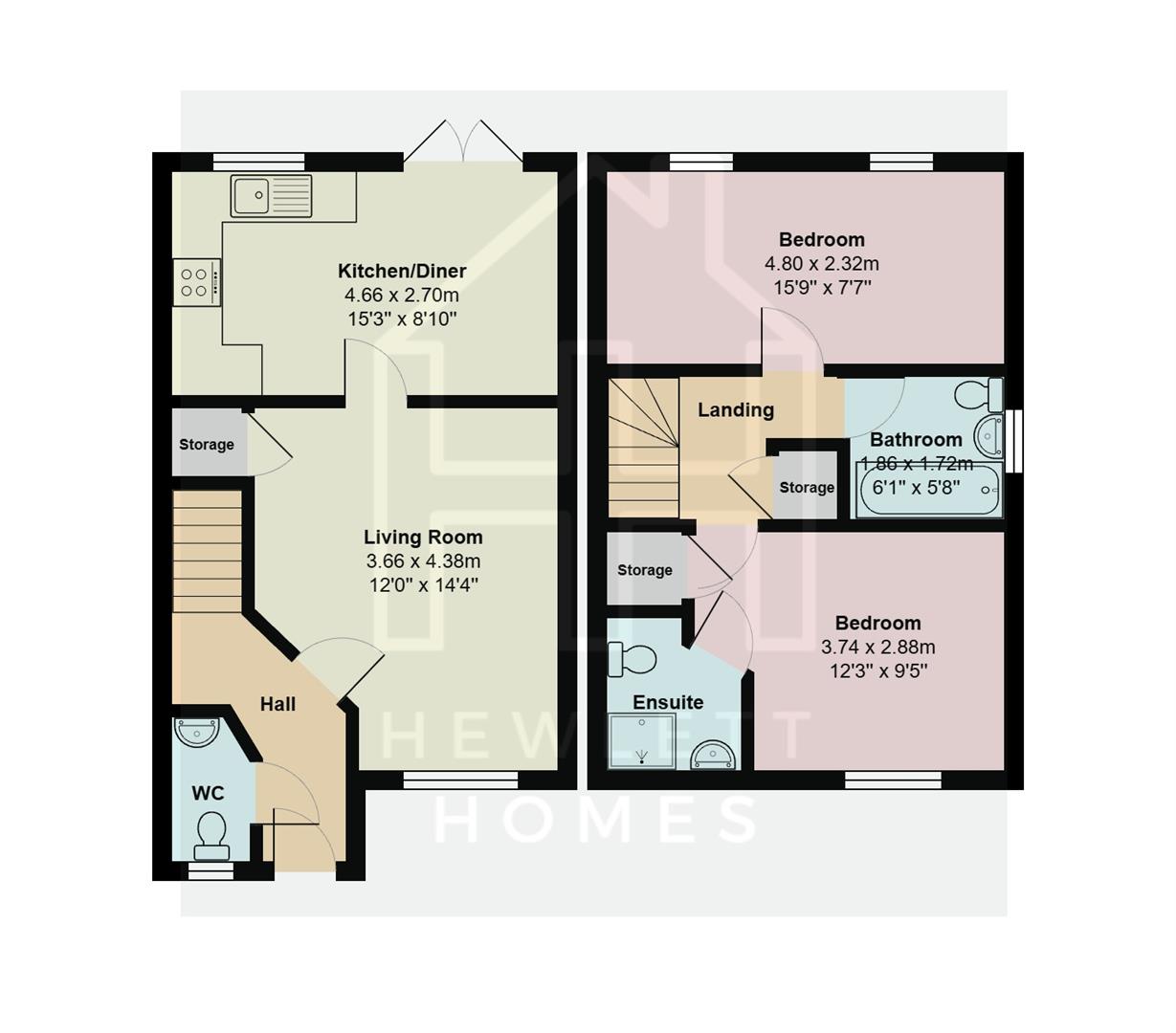 4, Gypsy Moth Lane, Weston-Super-Mare floorplan