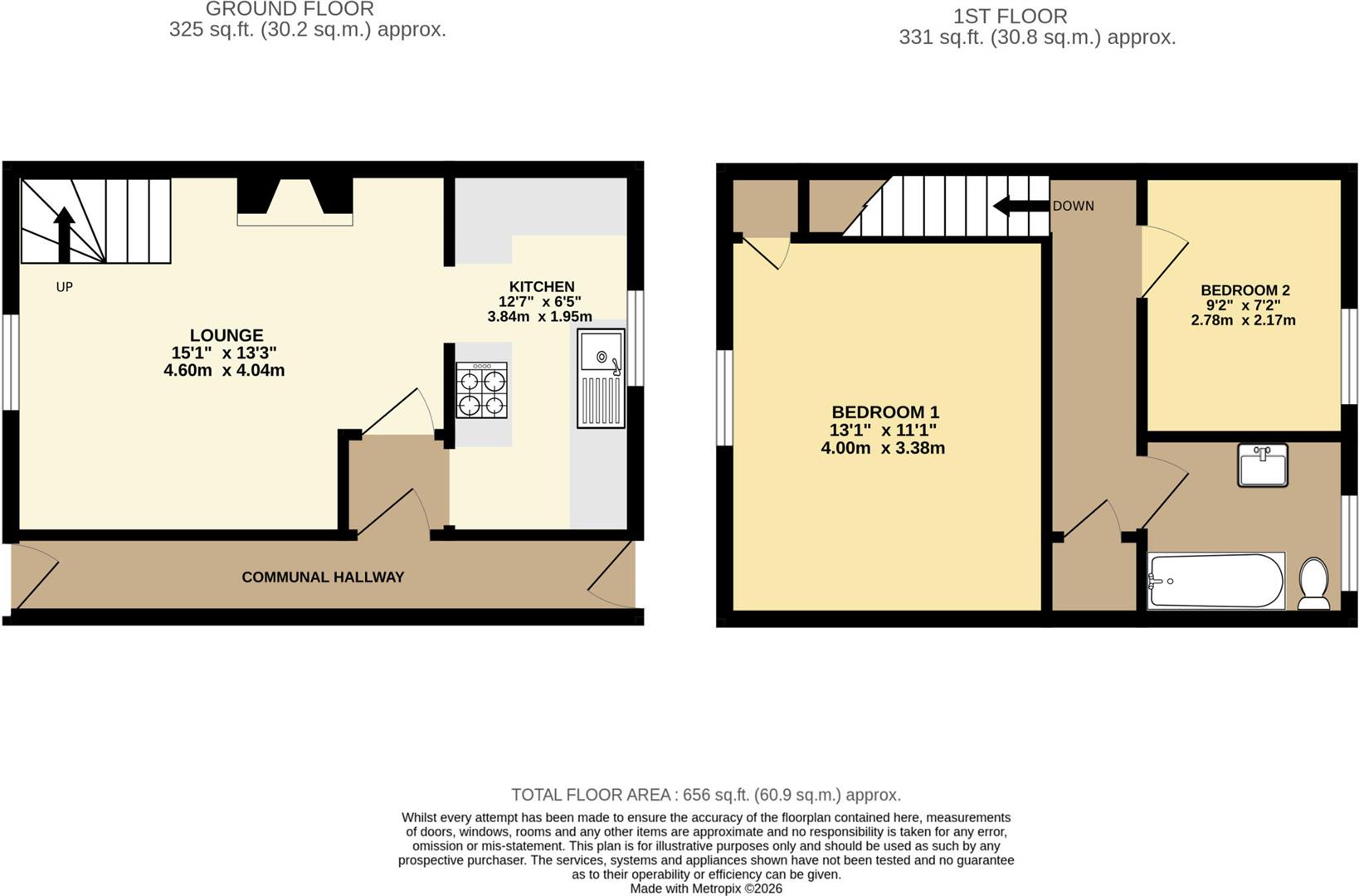 1 Dolphin Cottages, Mill Green, Lyme Regis floorplan