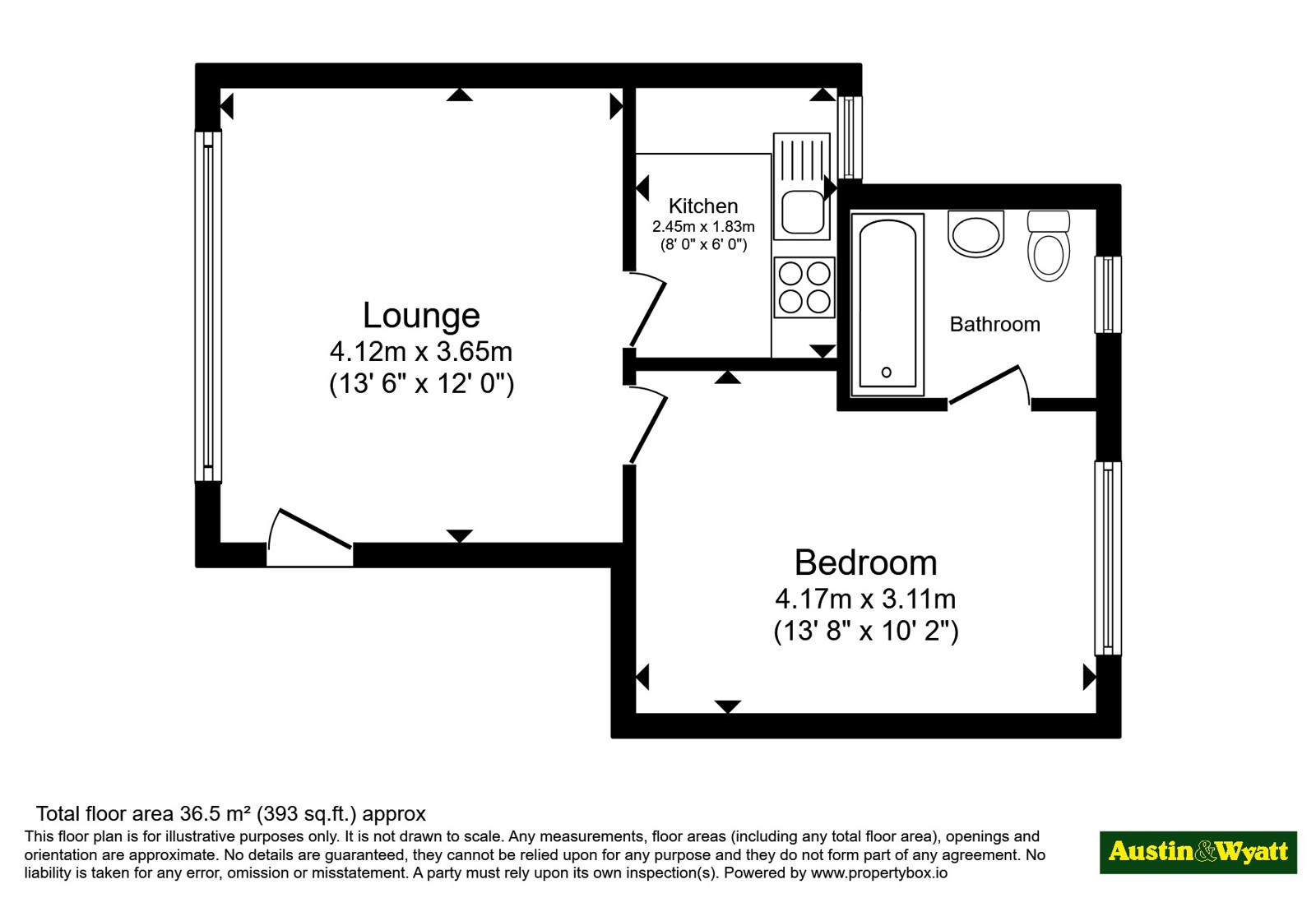 Flat 6, Woodside Court,, Woodside Road, Hampshire floorplan