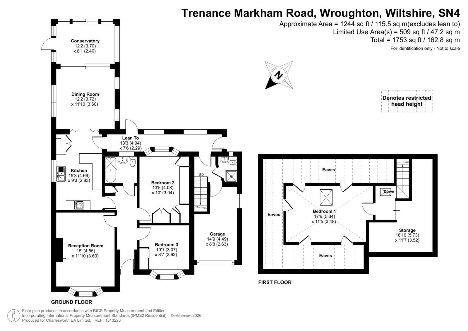 Trenance,, Markham Road, Wiltshire floorplan