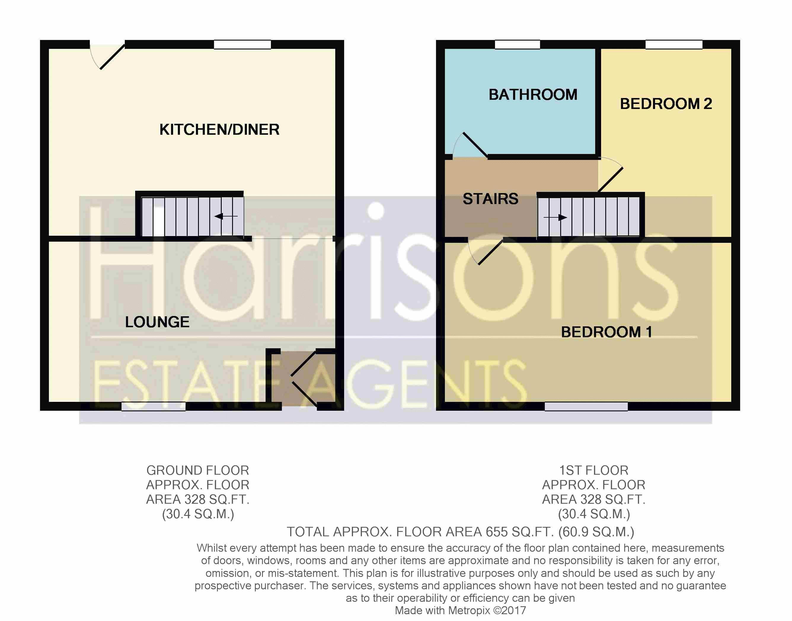 2 Bedrooms Terraced house to rent in Olive Street, Bolton, Lancashire. BL3