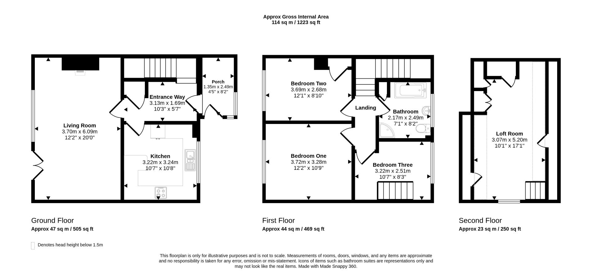6, Granville Road, Peterlee floorplan