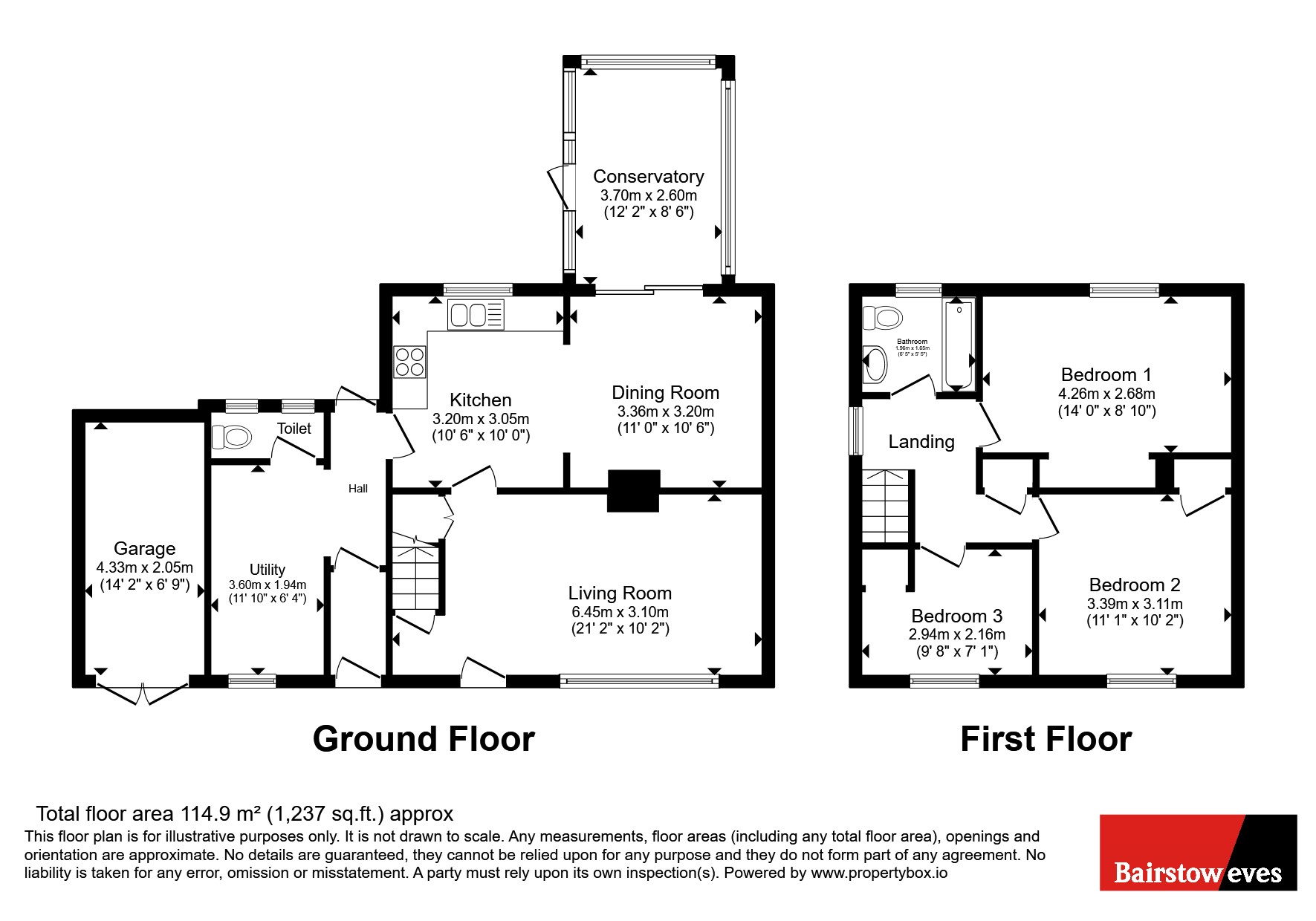 1, Foxearth Avenue, Nottingham floorplan