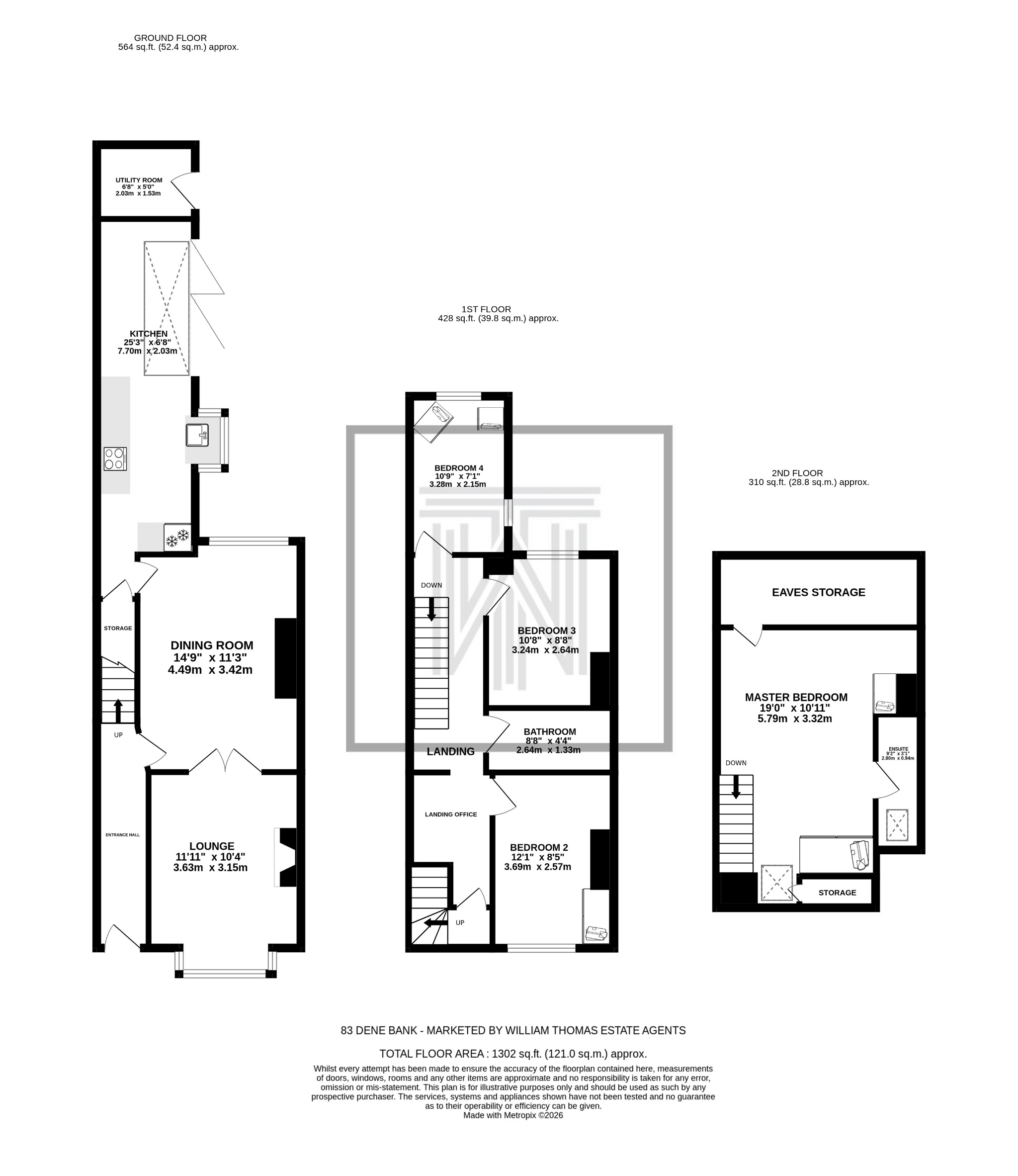 83 Dene Bank, Bolton floorplan