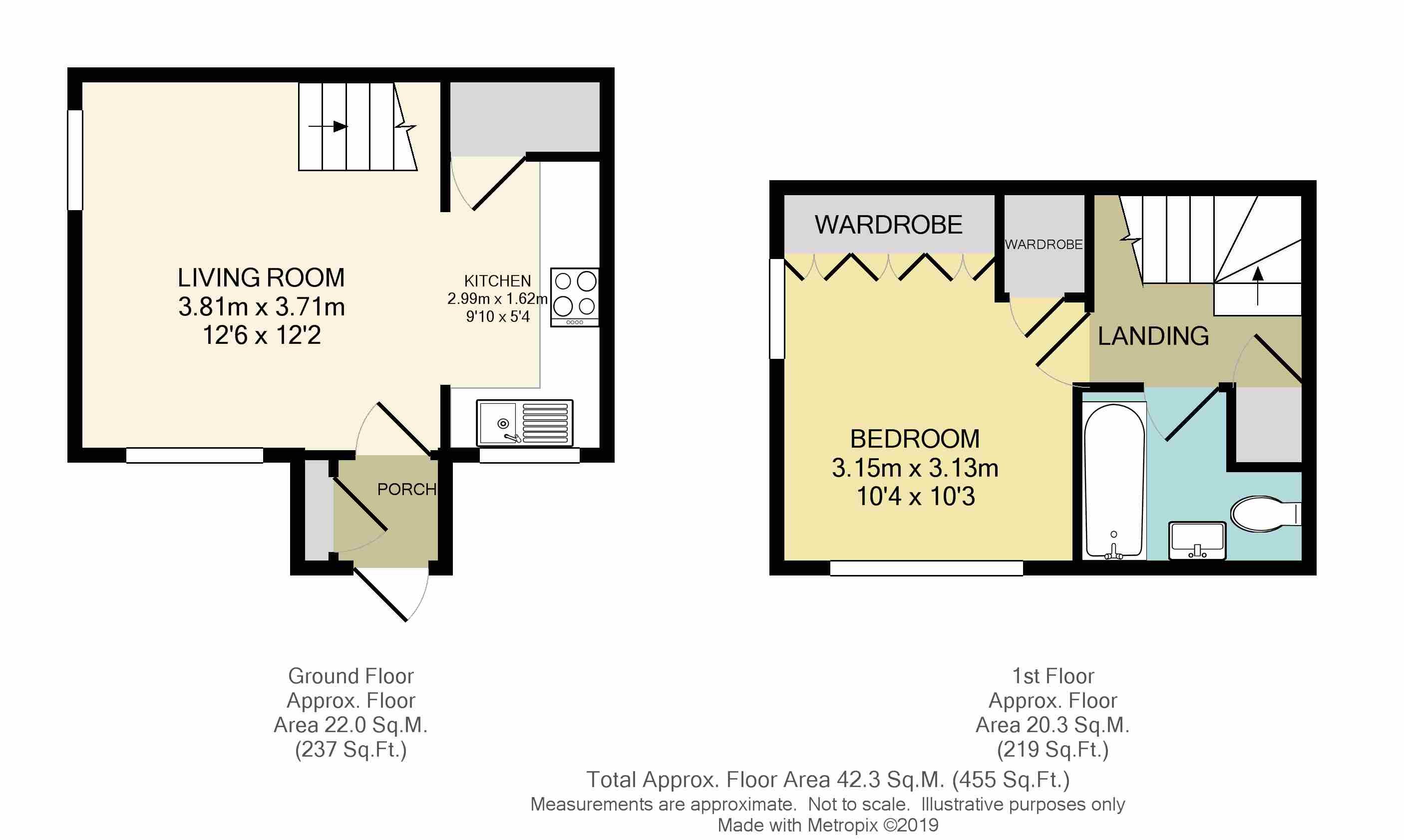 17, Cotswold Way, Worcester Park floorplan