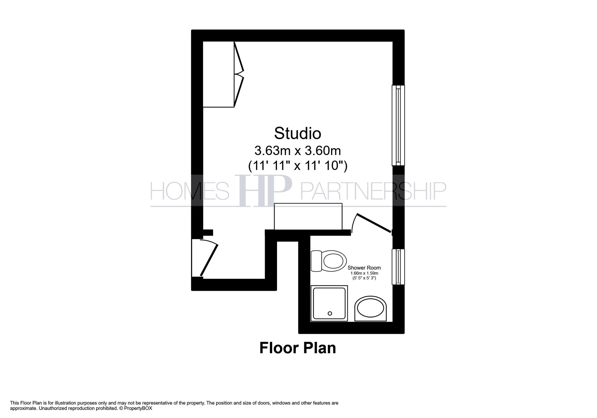Flat 3, The Parsons Pig, Balcombe Road, Crawley, Crawley floorplan