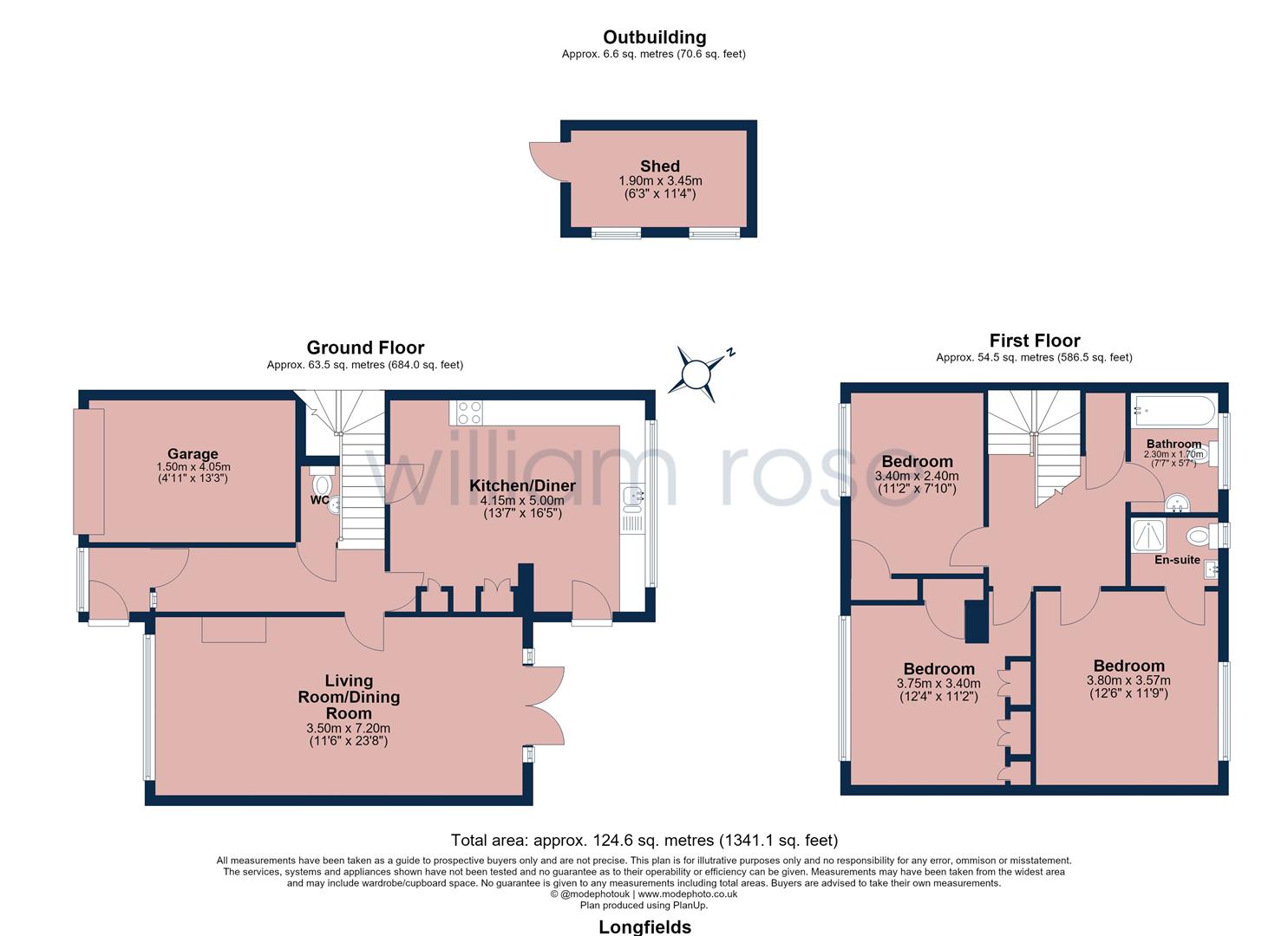 Longfields, Ongar floorplan