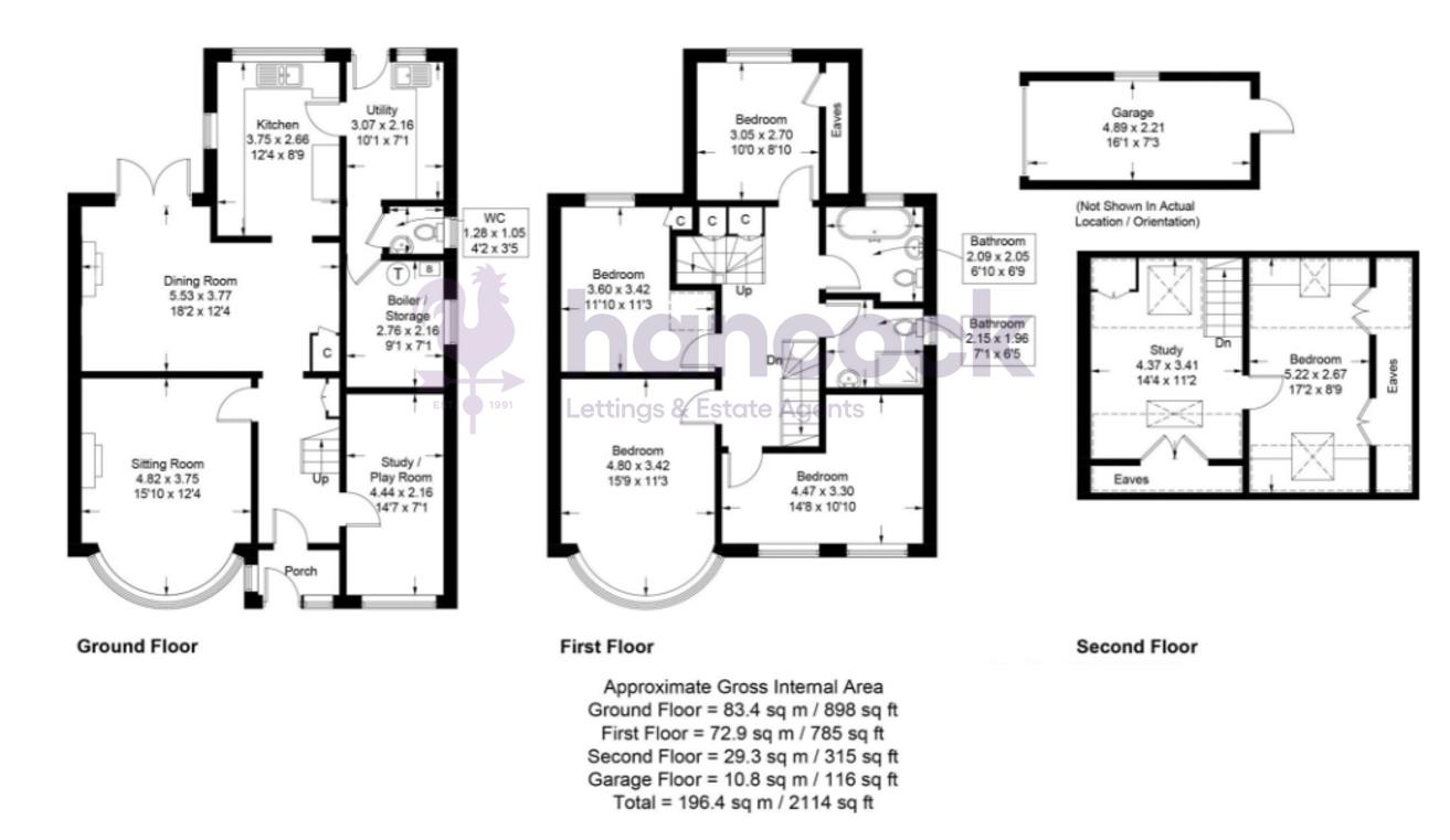 117, Whyke Road, Chichester floorplan