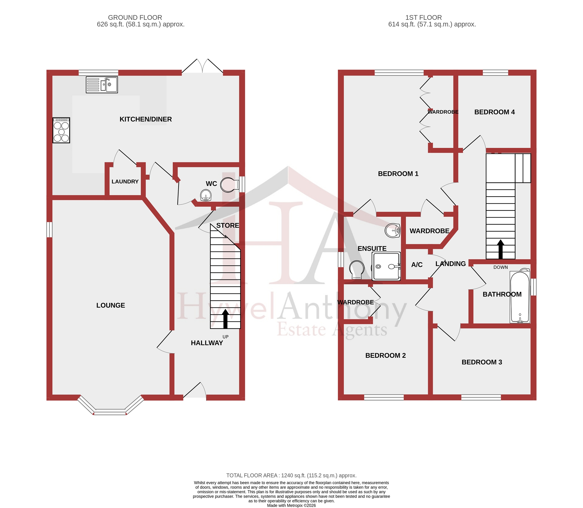 63, Brynteg Green, Pontypridd floorplan