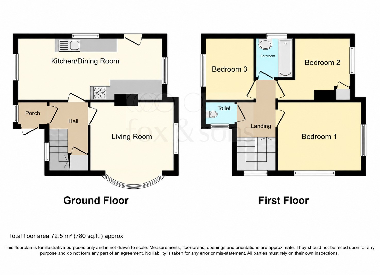 55, Freemantle Common Road, Southampton floorplan
