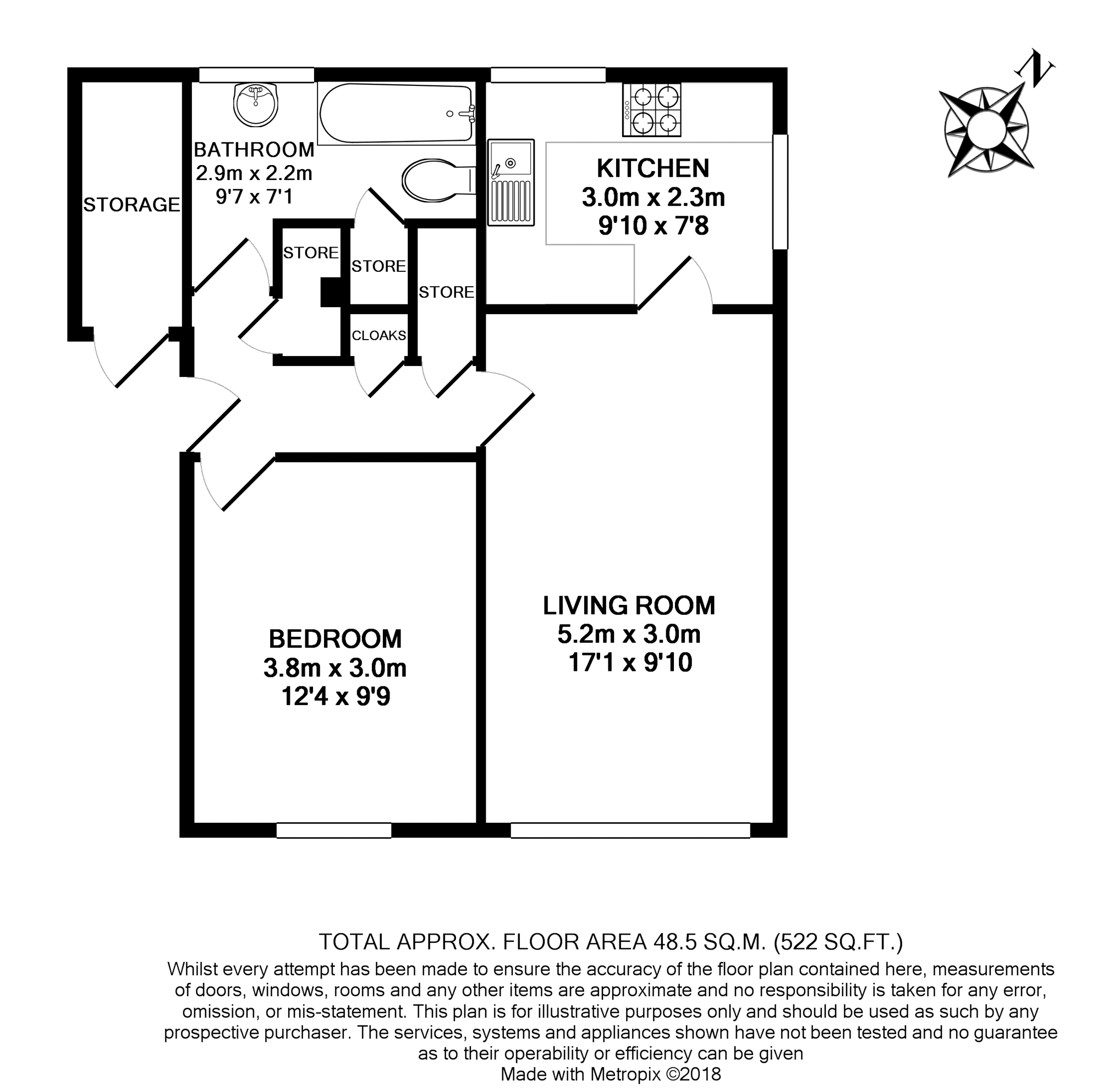 1 Bedrooms Flat to rent in Clarke Drive, Sheffield S10