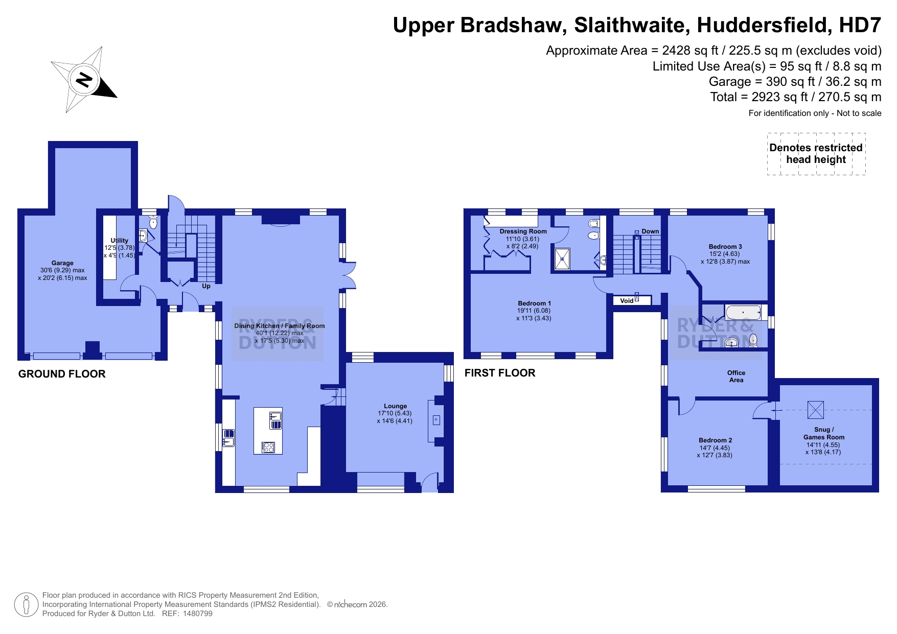 4, Upper Bradshaw, Slaithwaite floorplan