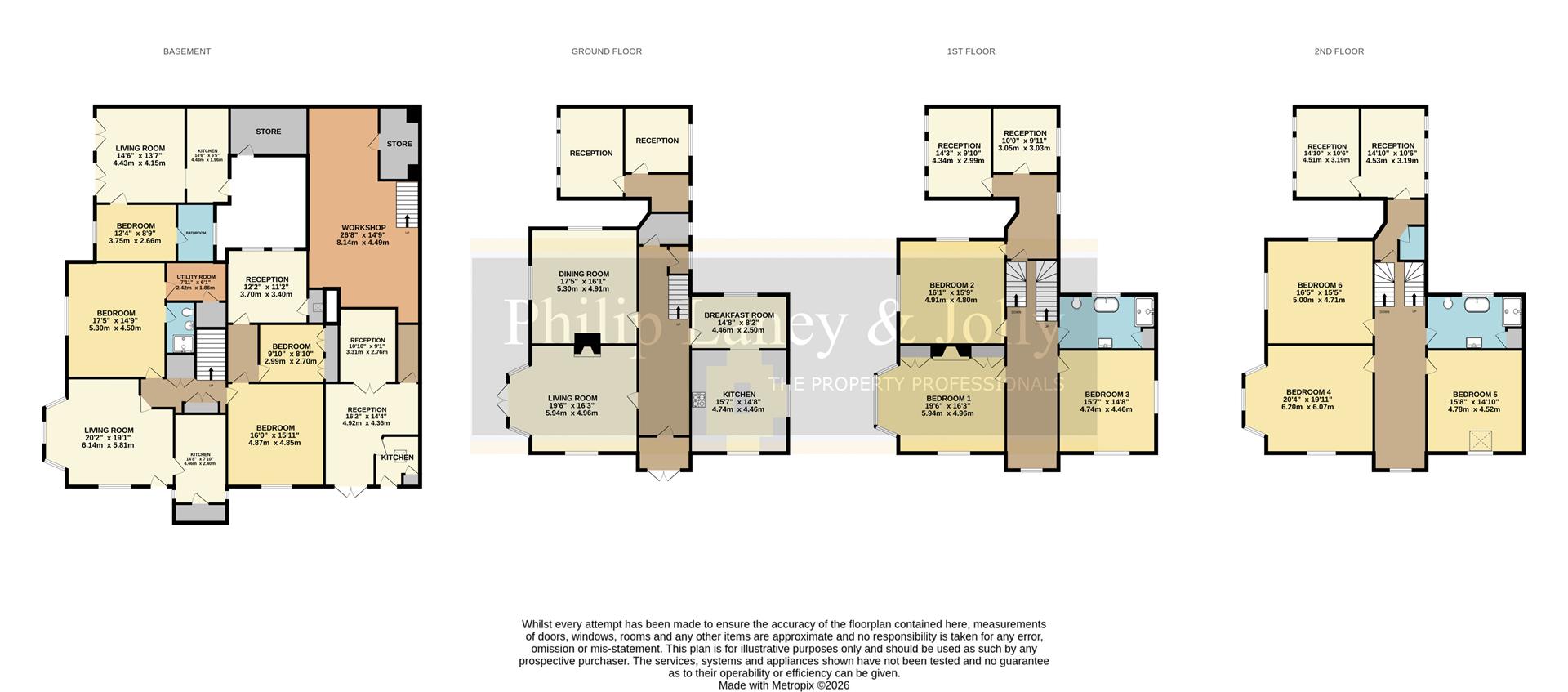 Rockburn House, Como Road, Malvern floorplan