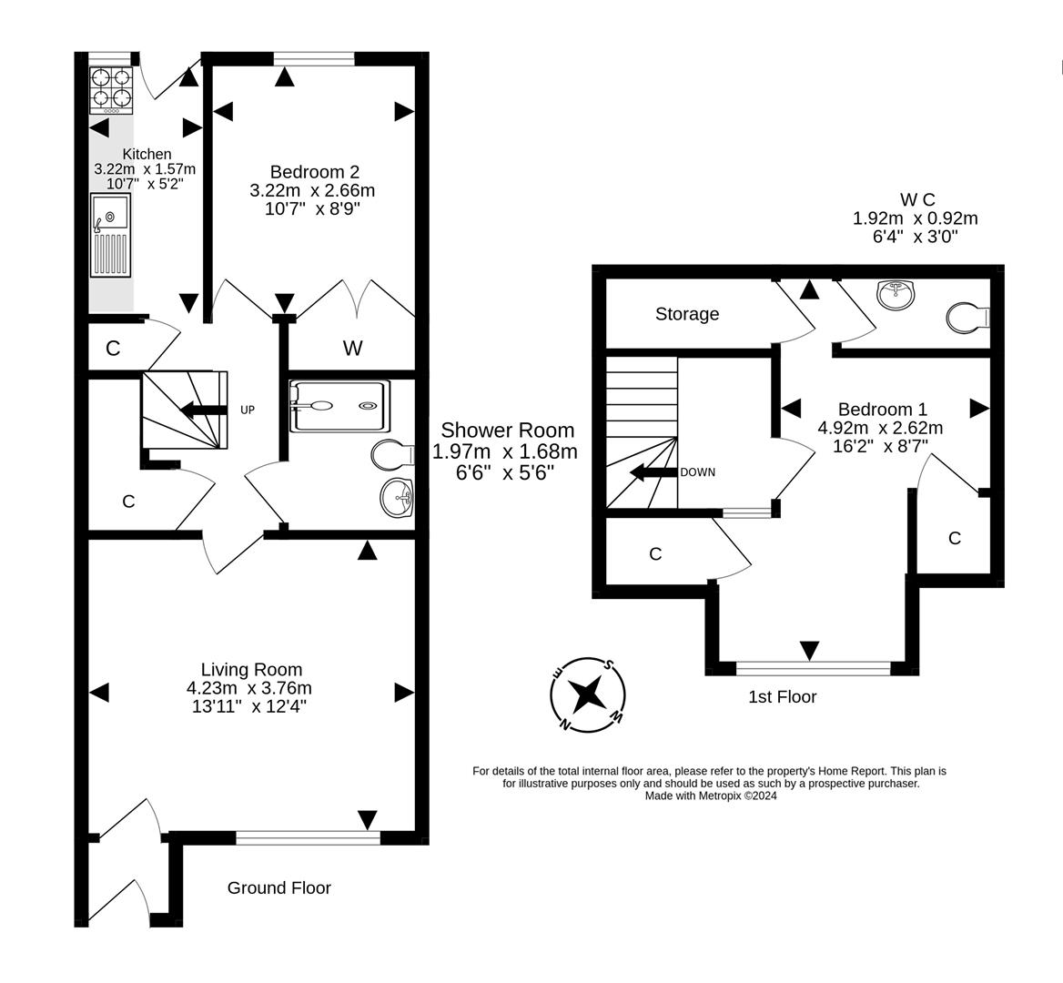 36 Carrick Drive, Dalgety Bay KY11, 2 bedroom terraced bungalow for
