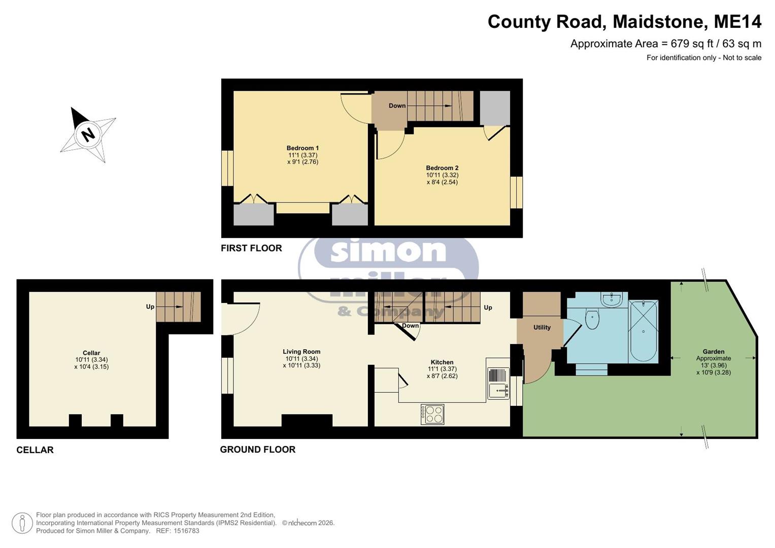 21, County Road, Maidstone floorplan