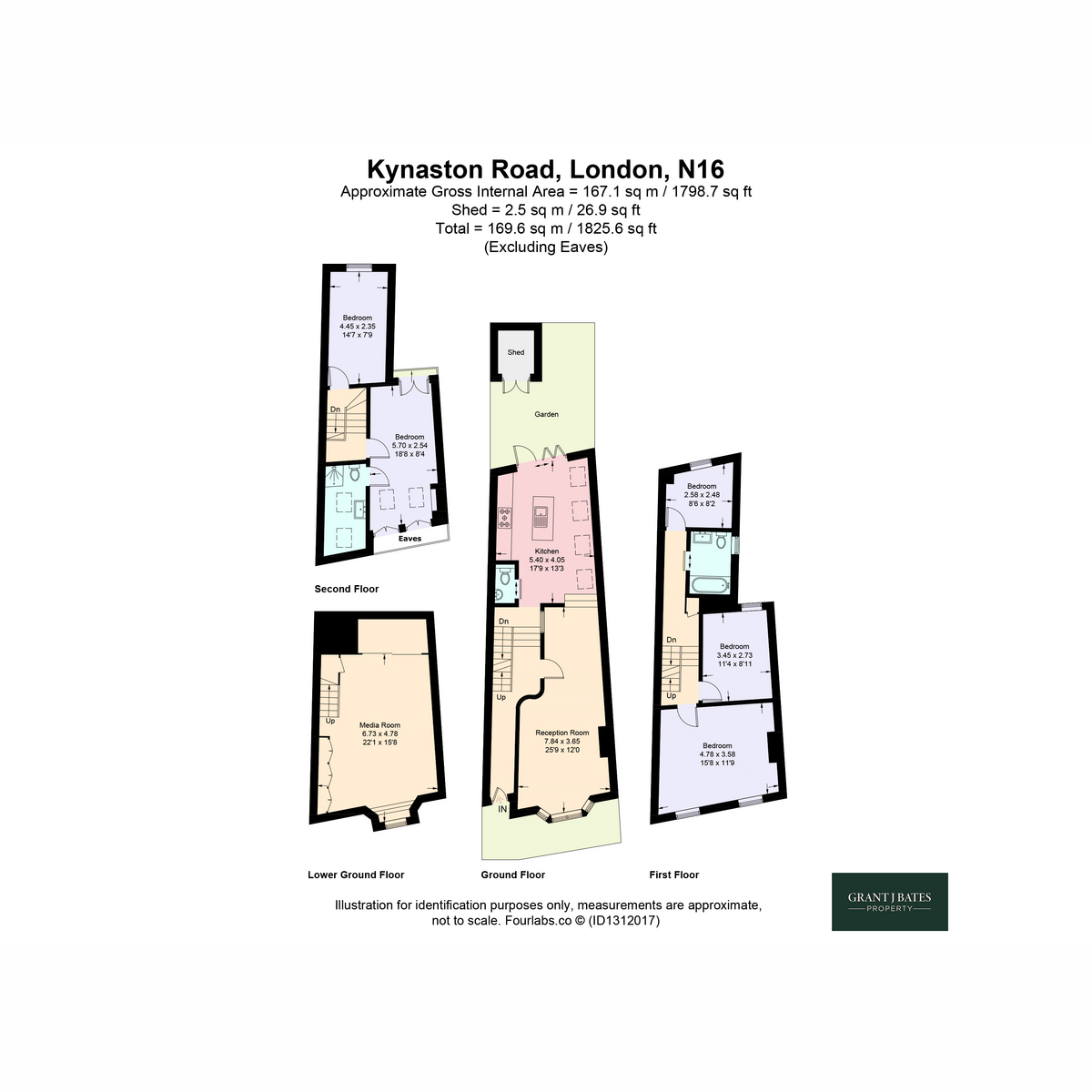 52, Kynaston Road, London floorplan