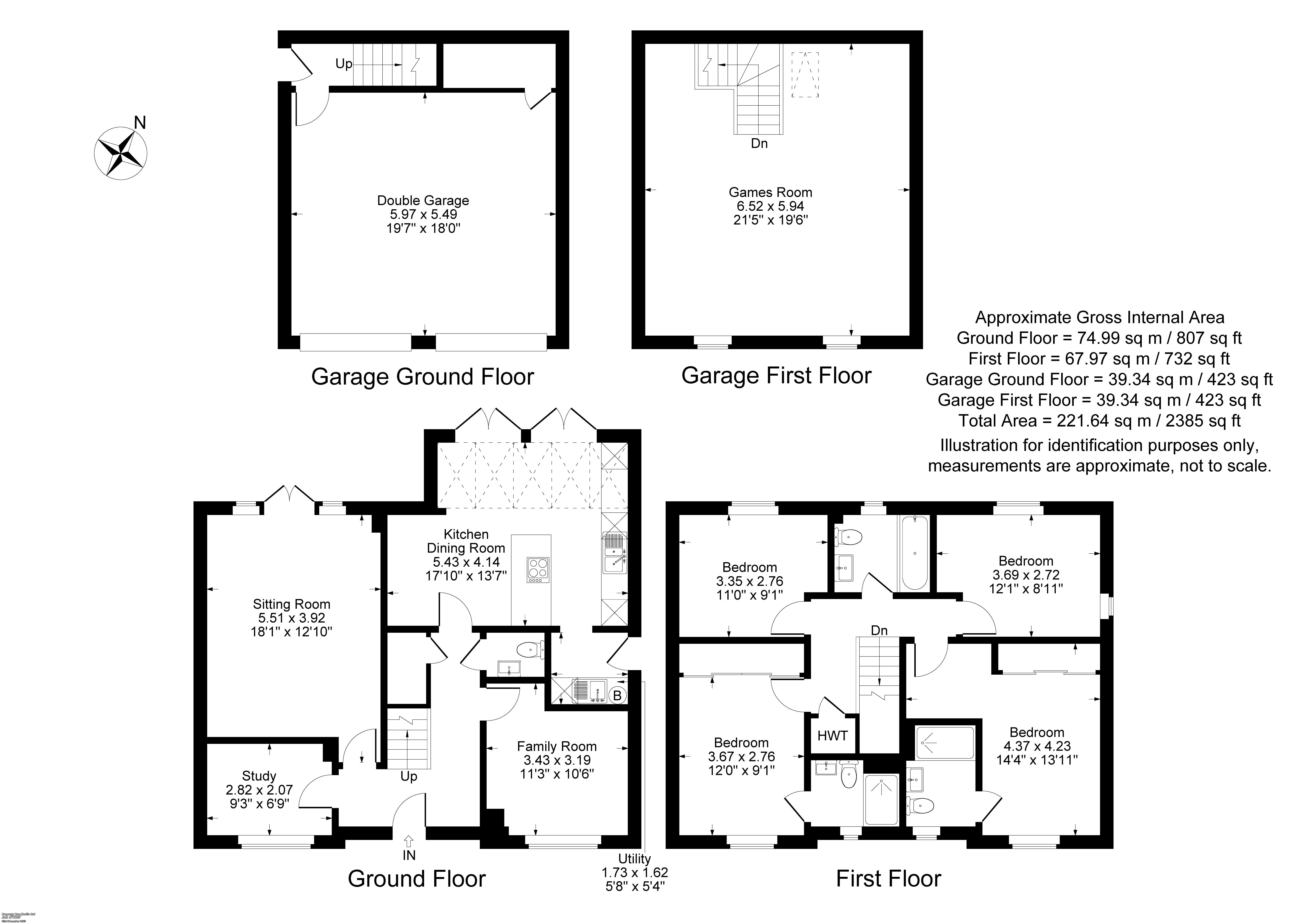 21, Tarvers Way, Banbury floorplan